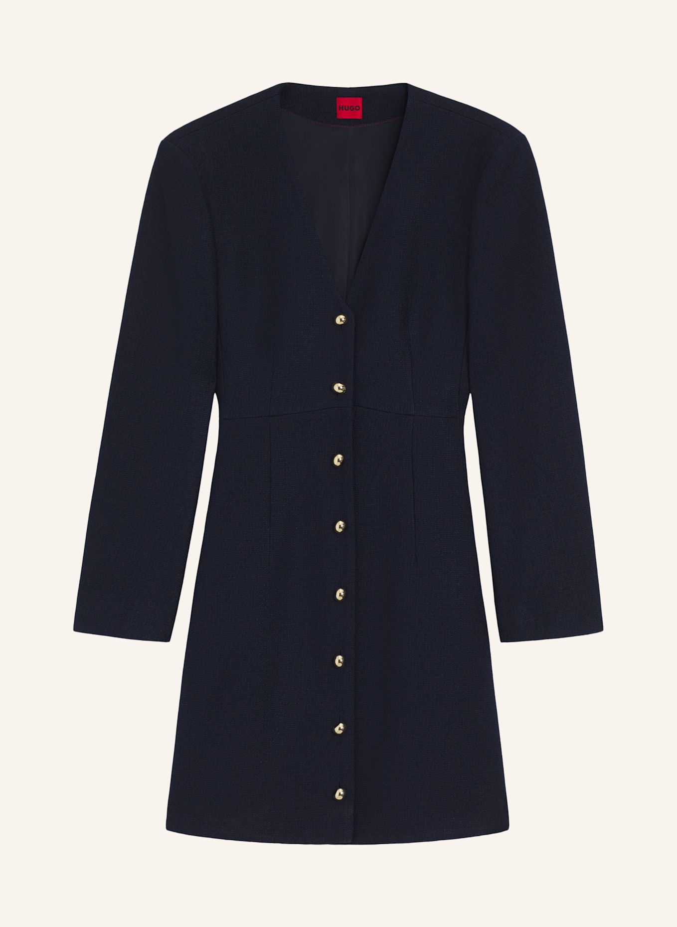 HUGO Business Kleid KANEGI-1 Regular Fit: DUNKELBLAU