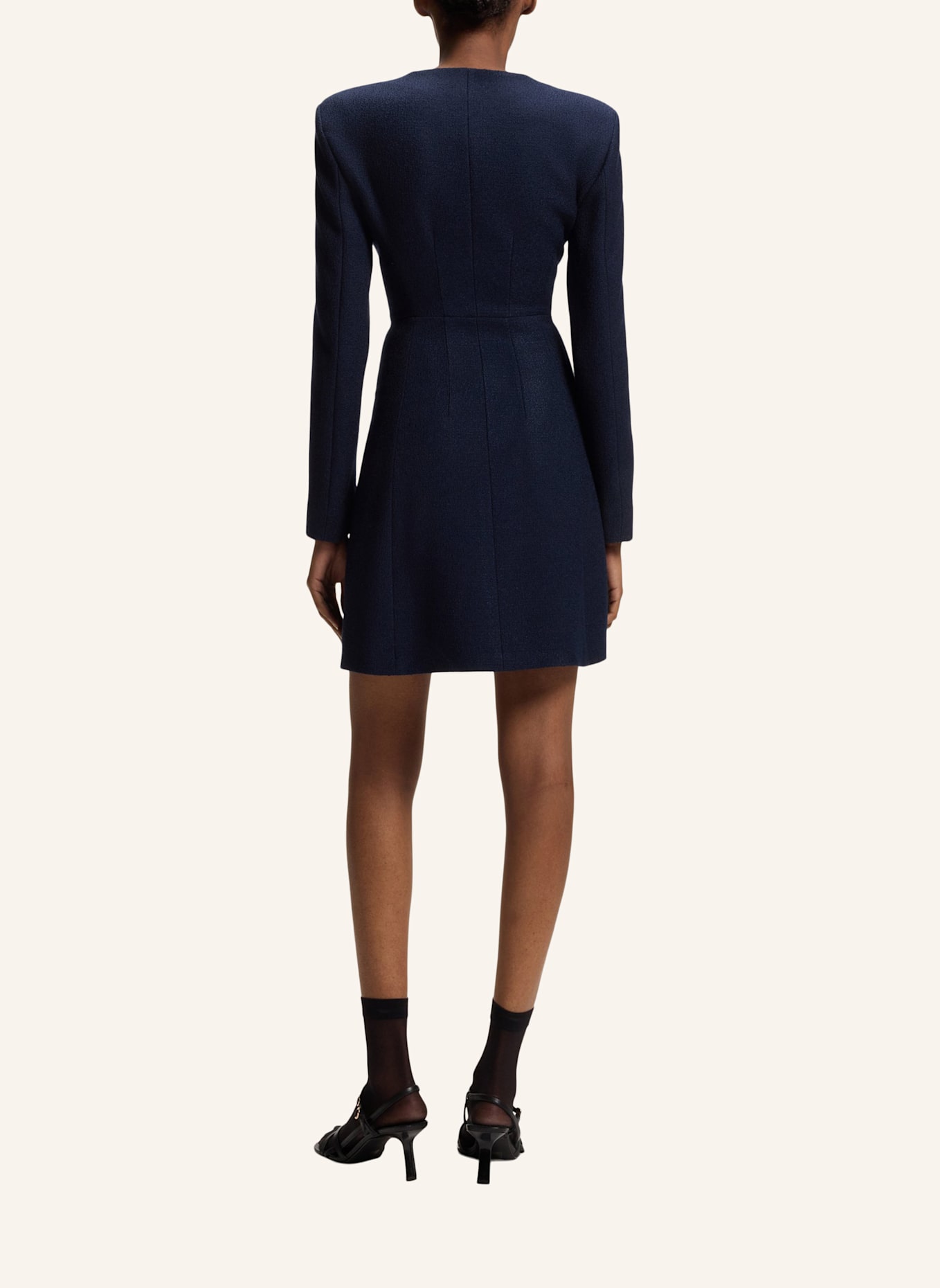 HUGO Business Kleid KANEGI-1 Regular Fit: DUNKELBLAU