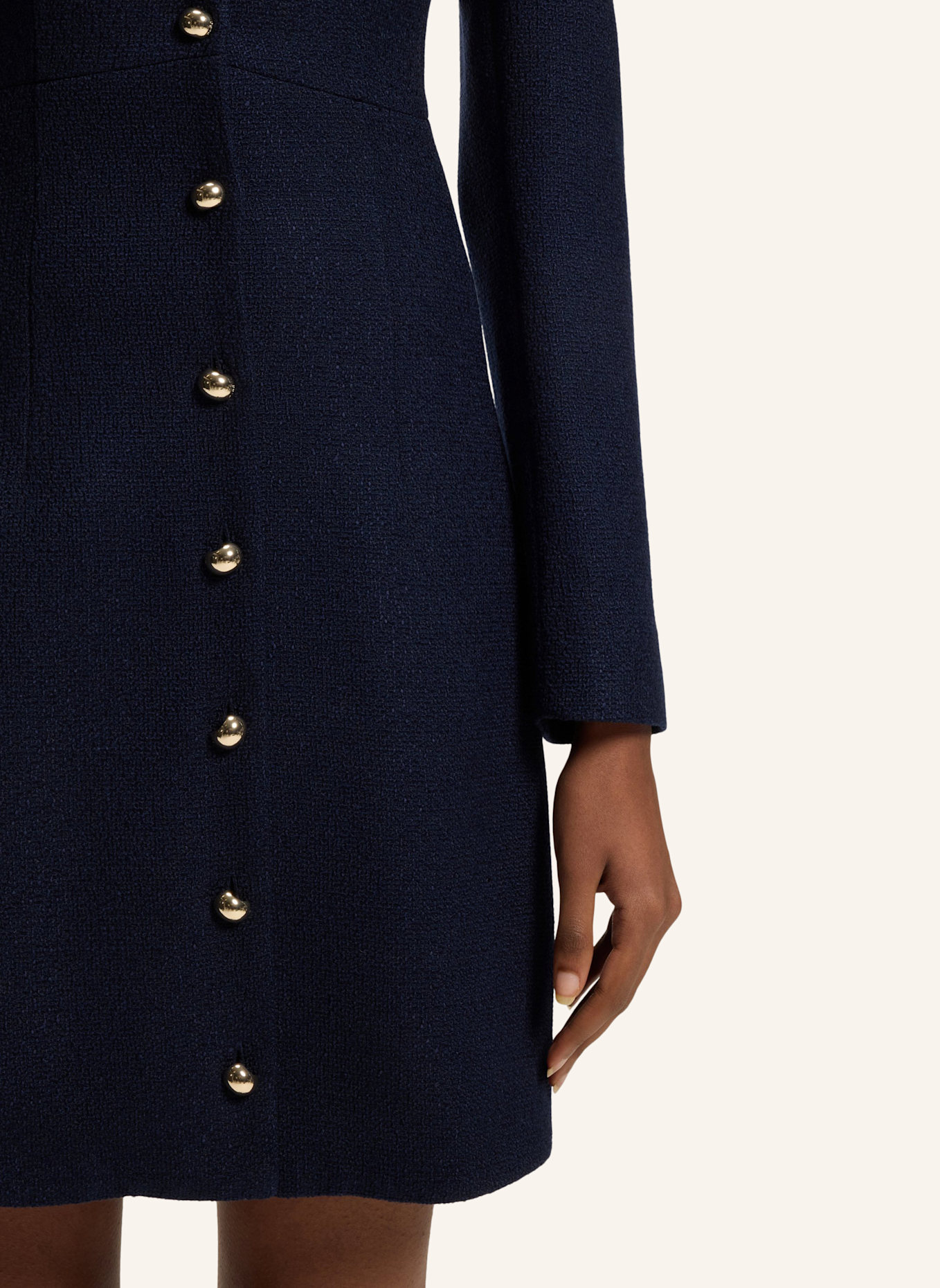 HUGO Business Kleid KANEGI-1 Regular Fit: DUNKELBLAU