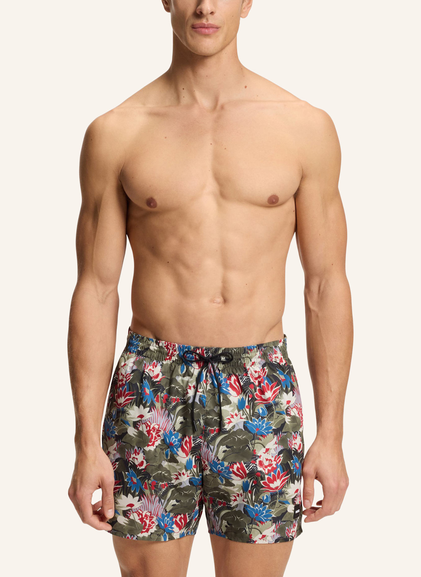 BOSS Badeshorts PIRANHA: GRÜN