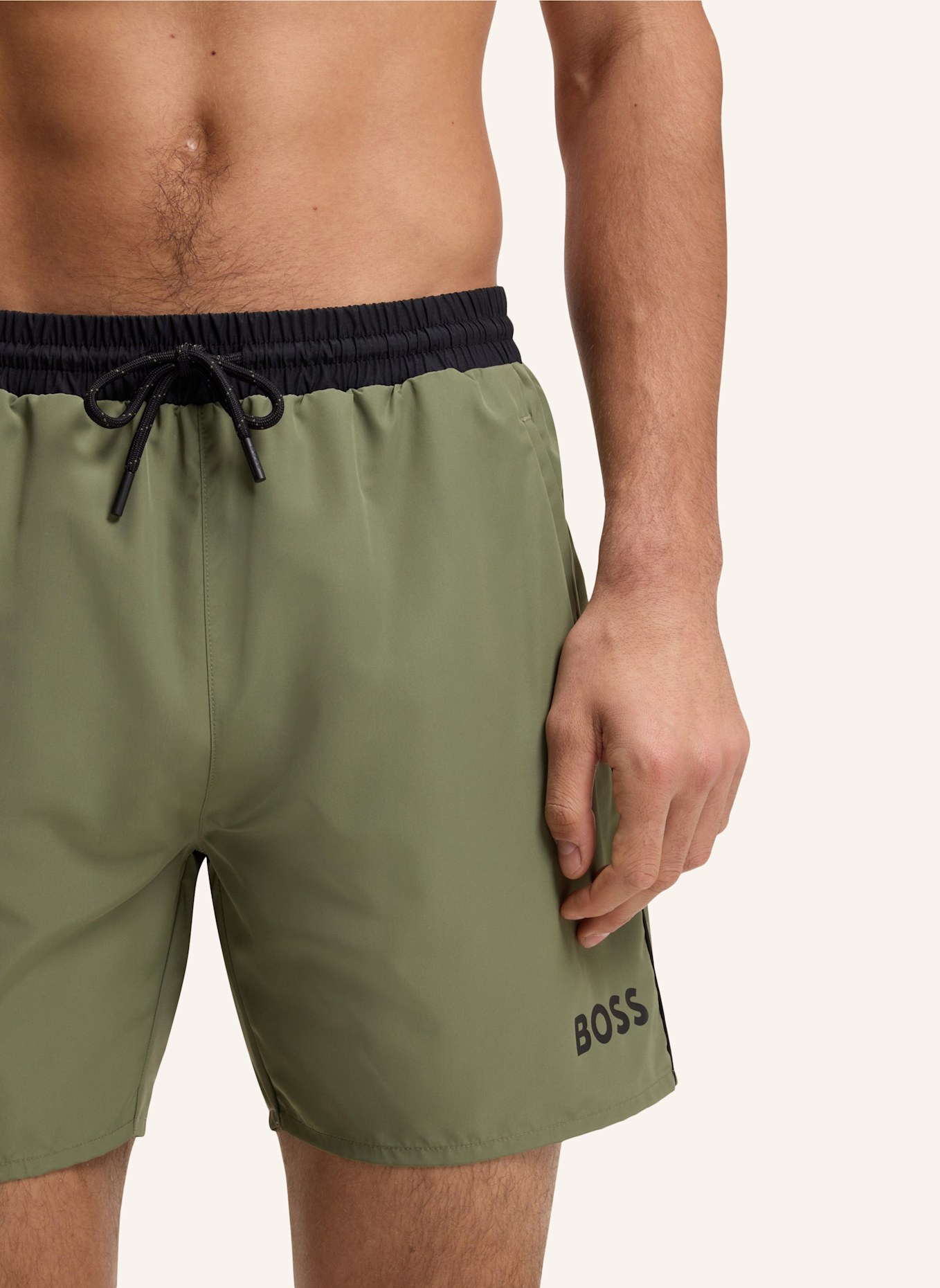 BOSS Badeshorts STARFISH: GRÜN