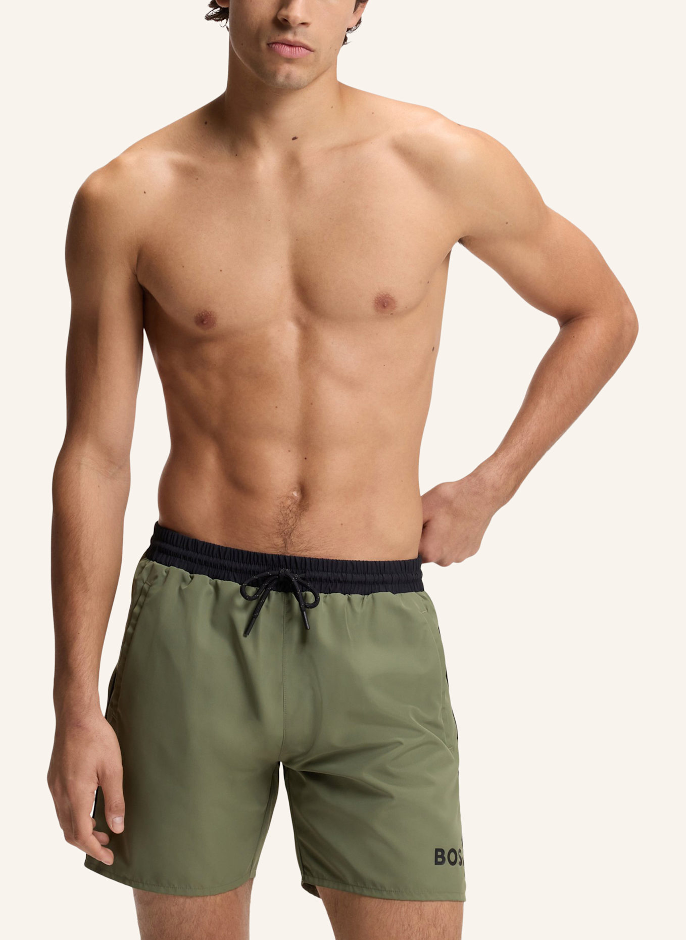 BOSS Badeshorts STARFISH: GRÜN