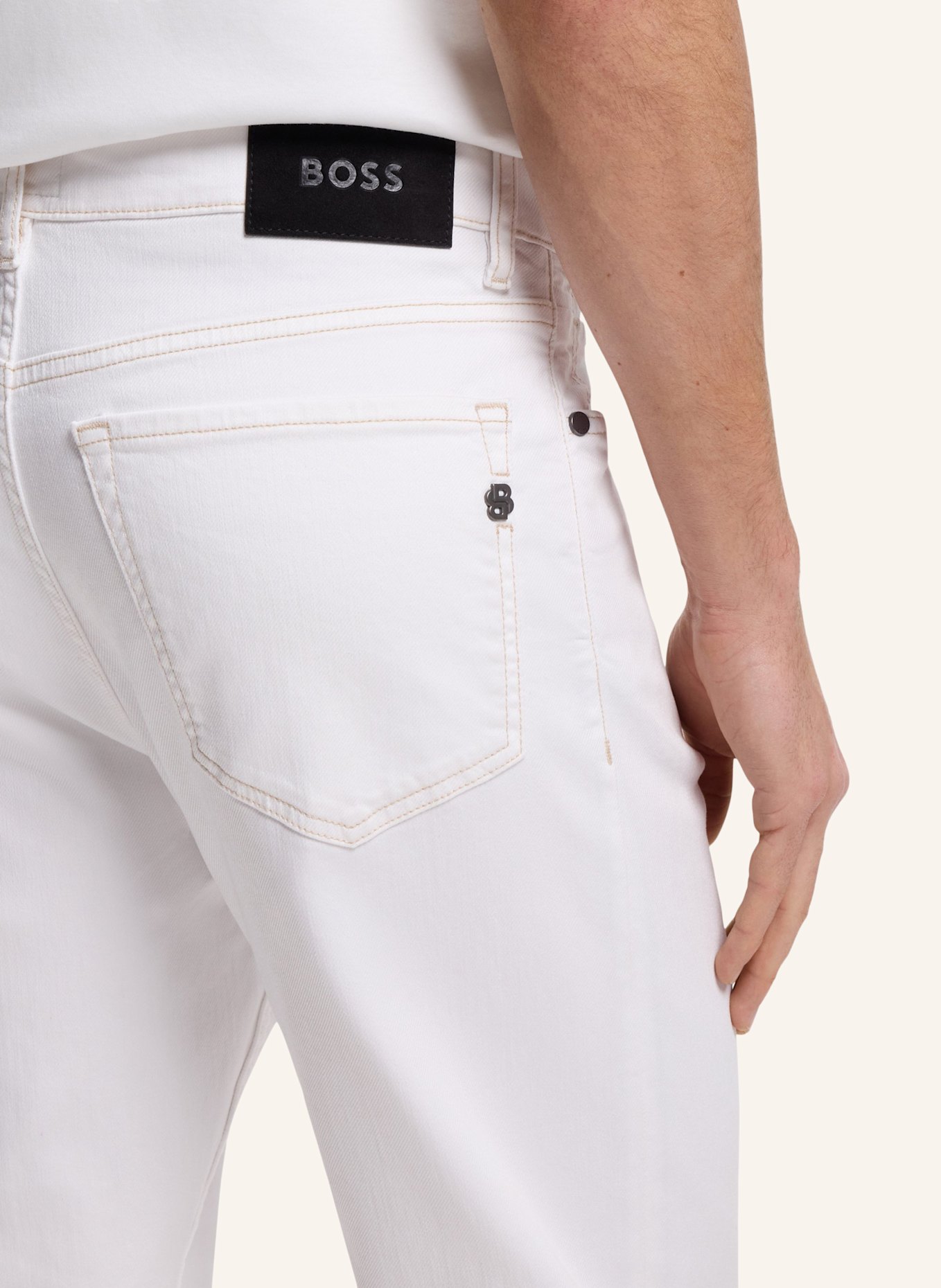 BOSS Jeans H-OGDEN_RMW Straight Fit: WEISS