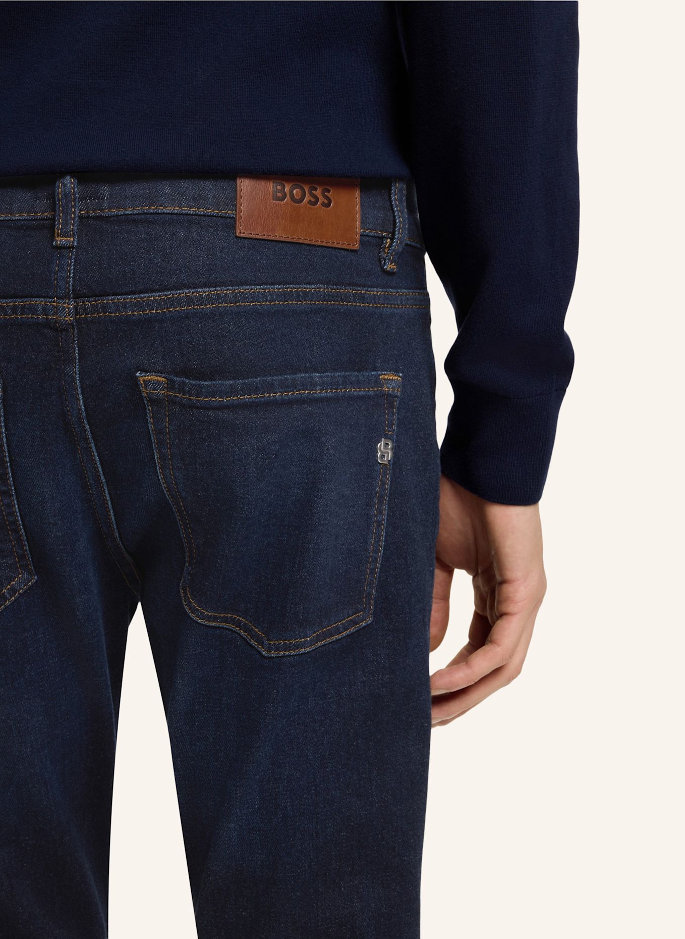 BOSS Jeans DELAWARE_TI Slim Fit: DUNKELBLAU