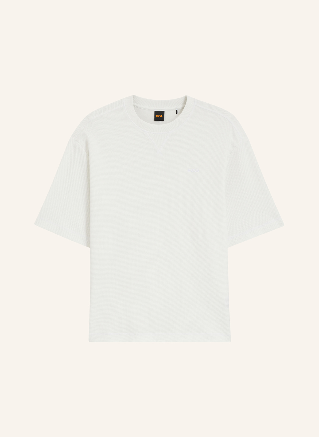 BOSS T-Shirt TE_WAFFLE_Z Relaxed Fit: BEIGE