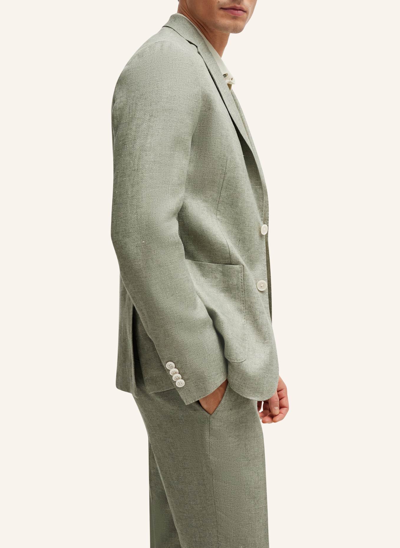 BOSS Blazer C-HANRY-233 Slim Fit: HELLGRÜN