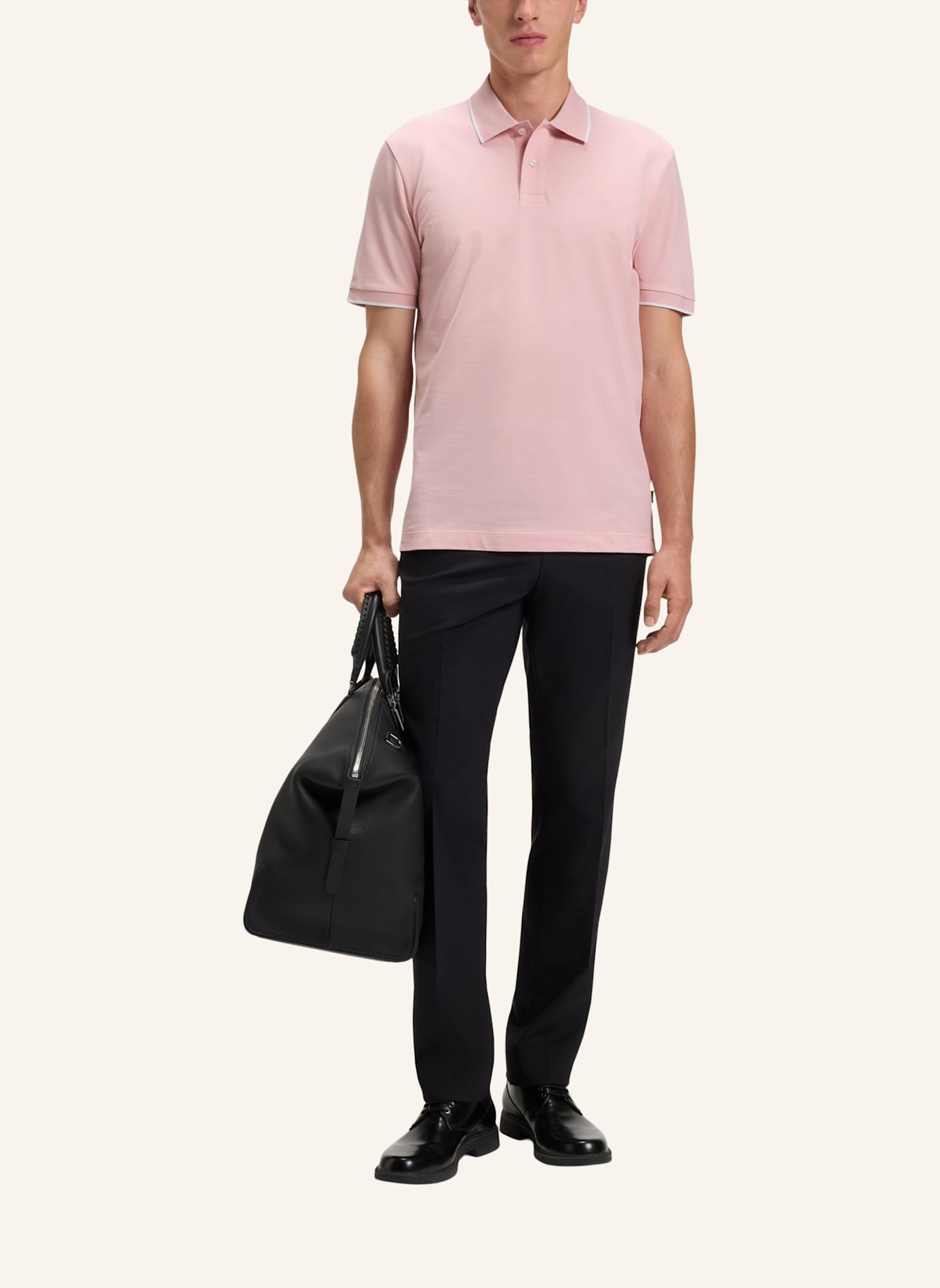 BOSS Poloshirt PARLAY 250_IN Regular Fit: HELLROSA