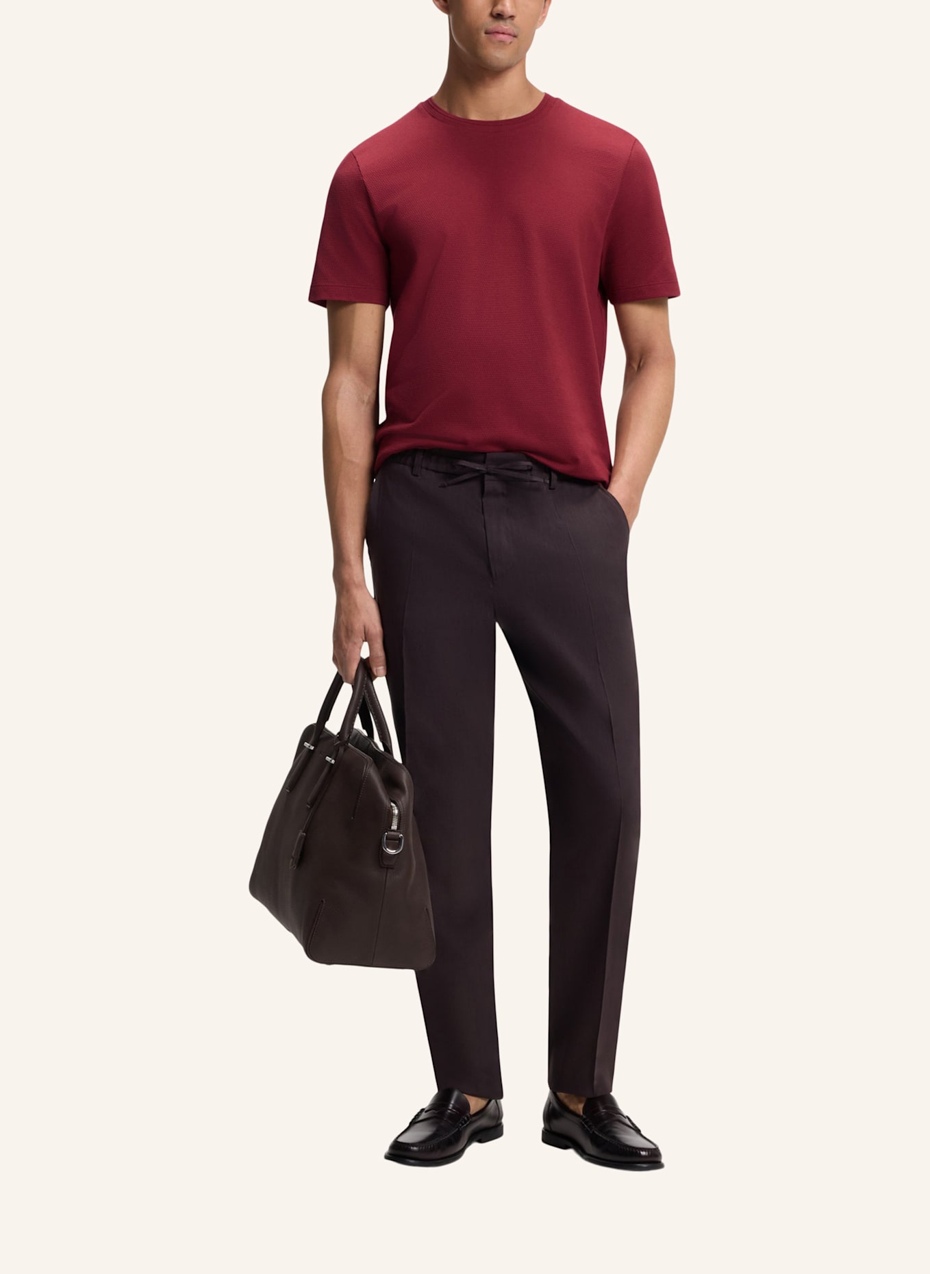 BOSS T-Shirt TIBURT: ROT