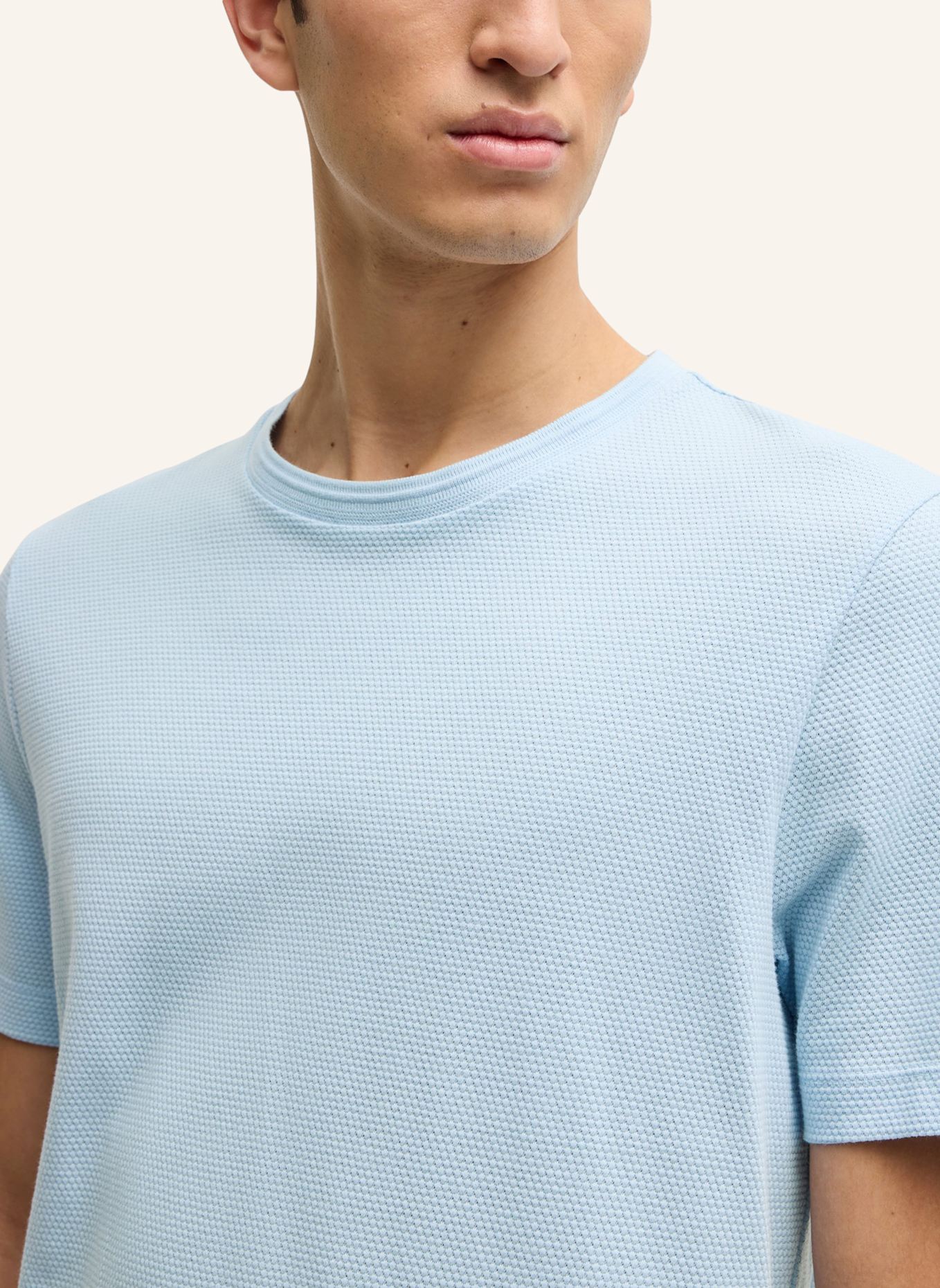 BOSS T-Shirt TIBURT: HELLBLAU