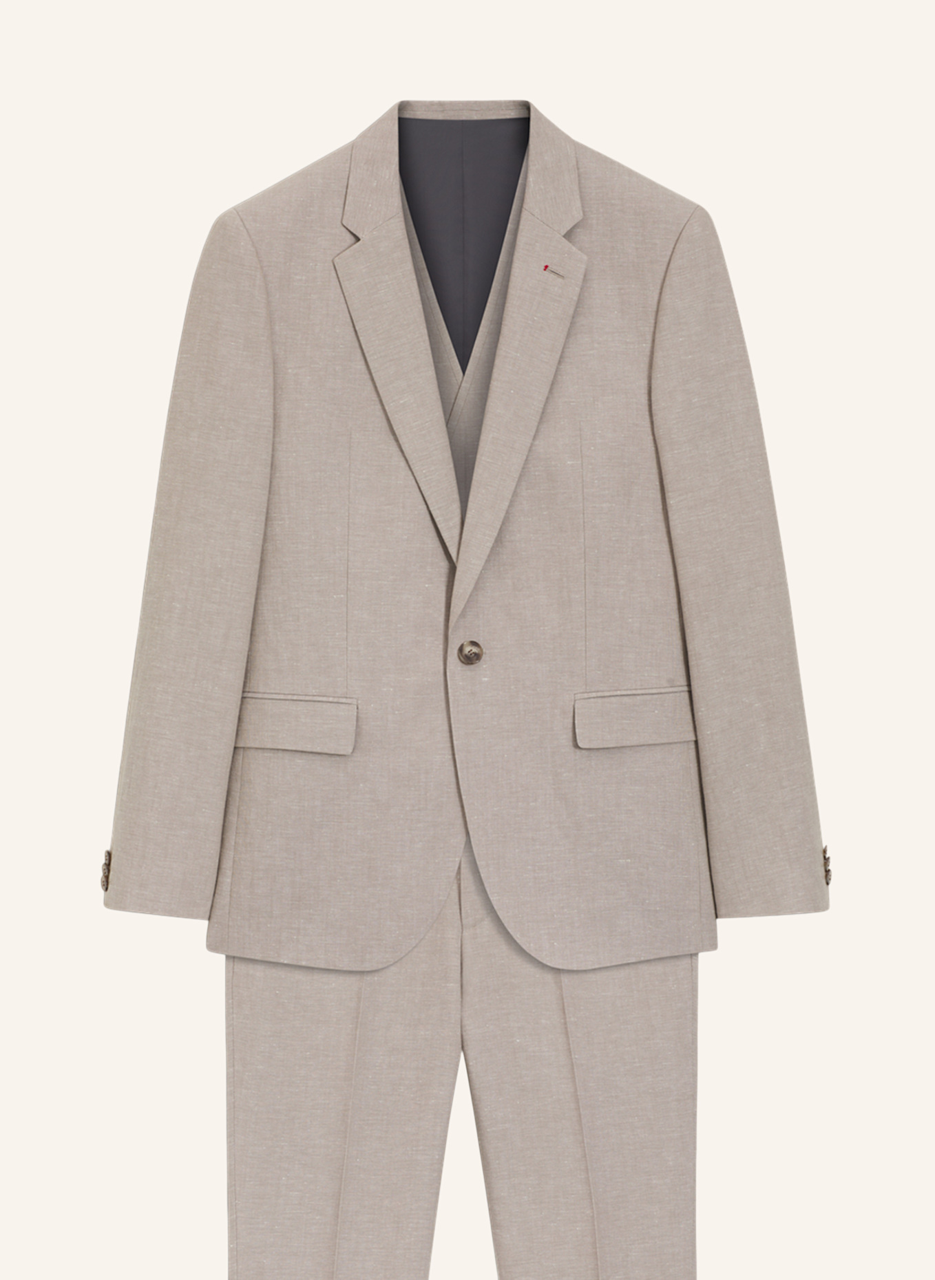 HUGO Business Anzug ARTI/HESTEN242V1X Extra-Slim Fit: HELLBRAUN