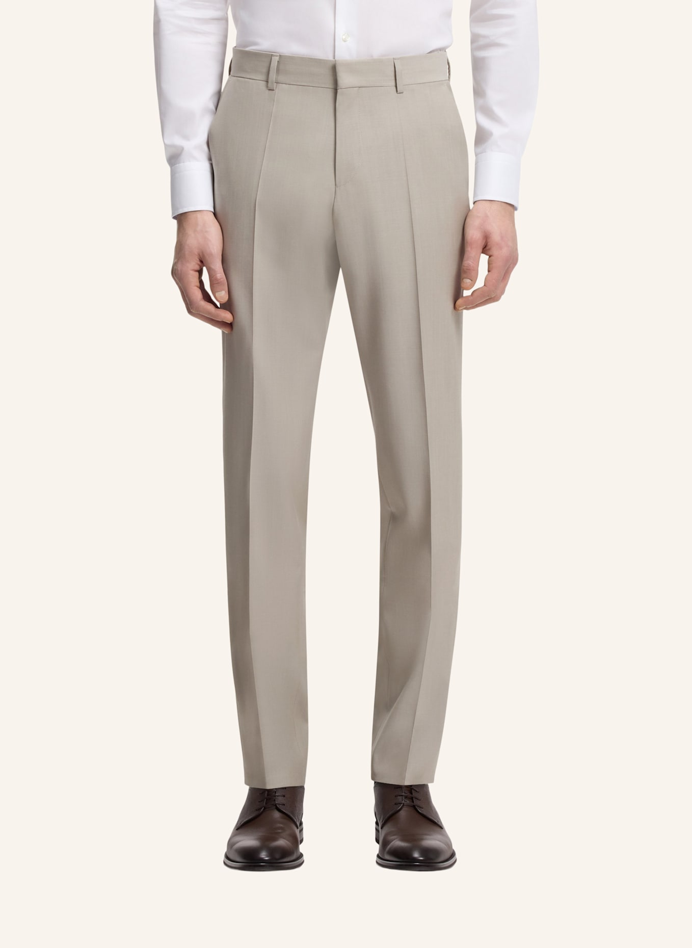 BOSS Business Anzug H-HOUSTON-3PCS-262 Slim Fit: GRAU