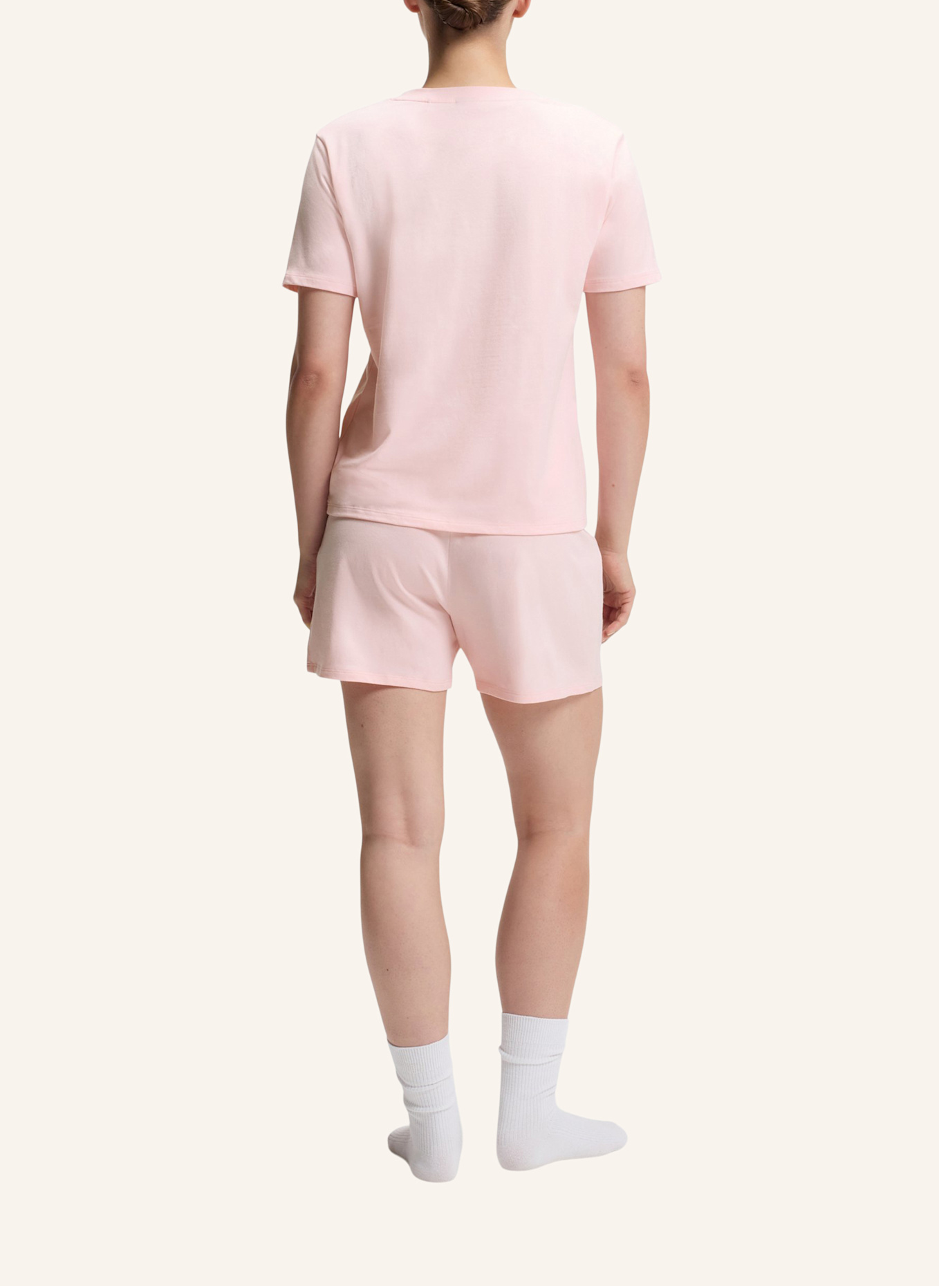 HUGO Pyjama-Oberteil HUGO ID T-SHIRT Relaxed Fit: HELLROSA