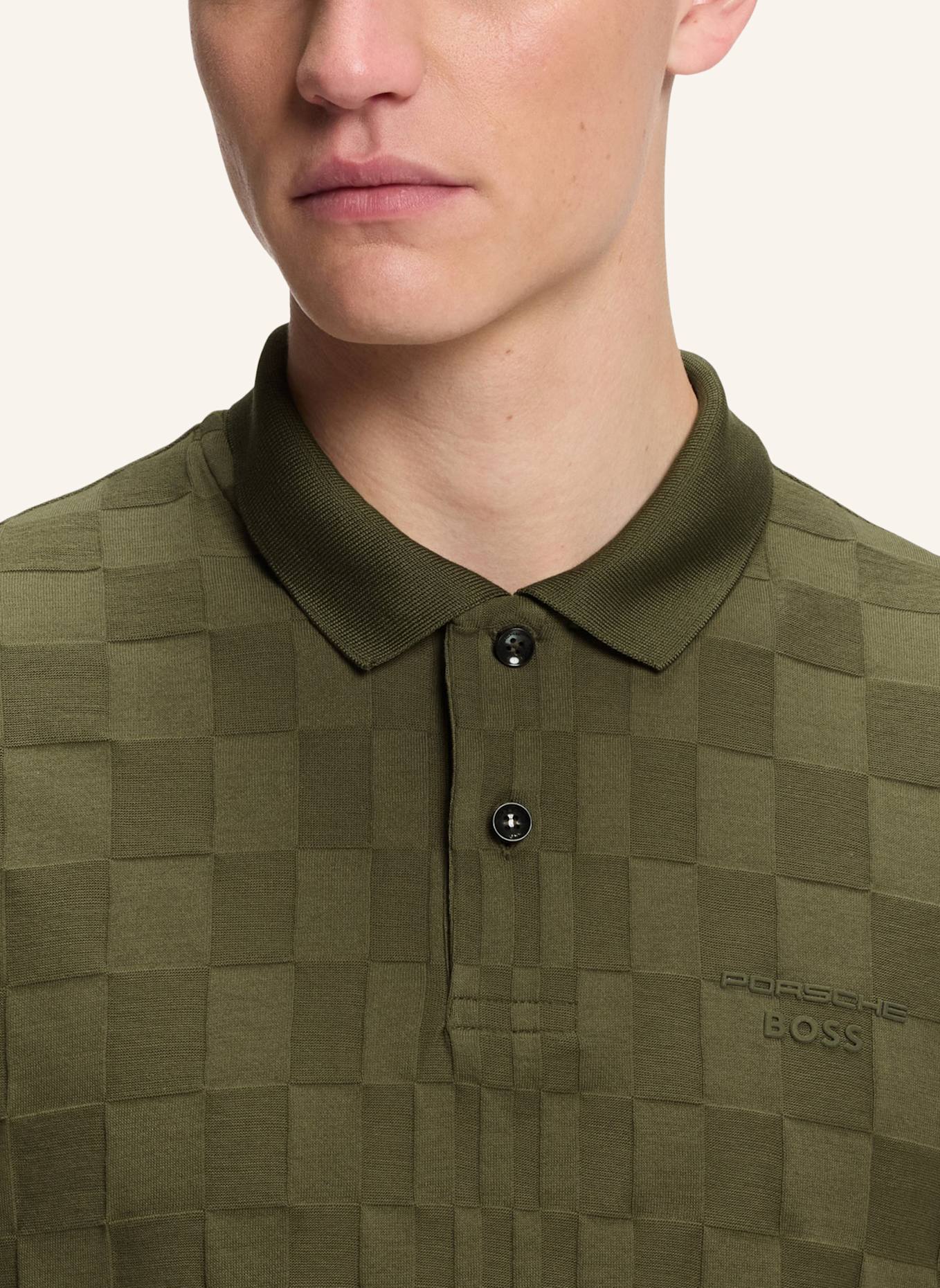 BOSS Poloshirt SPIRIT JACQ Regular Fit Porsche x BOSS: GRÜN