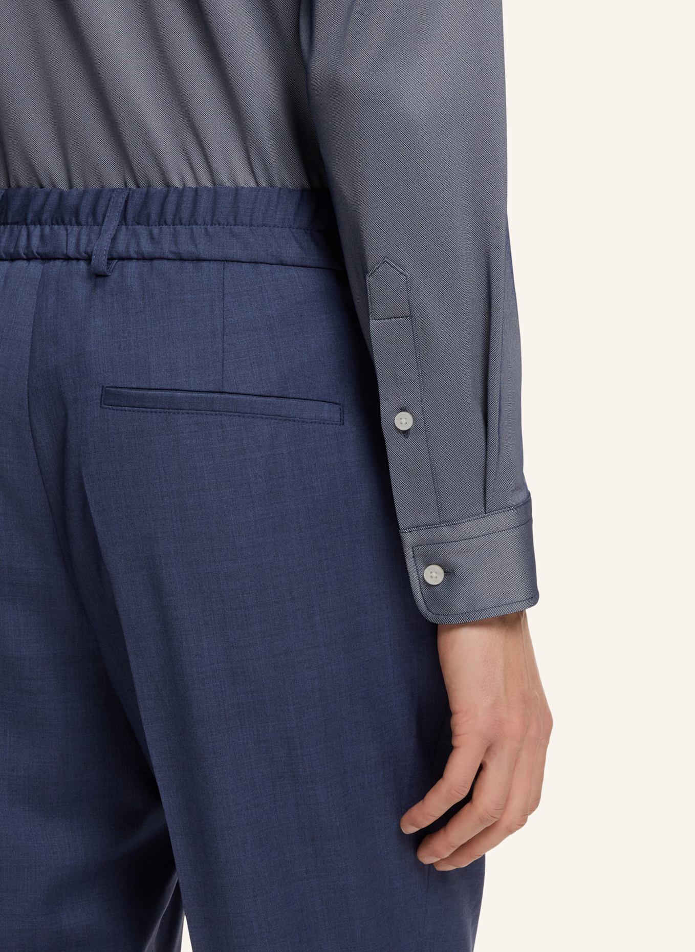 BOSS Casual Hemd P-ROAN-K-F-261 Slim Fit: DUNKELBLAU