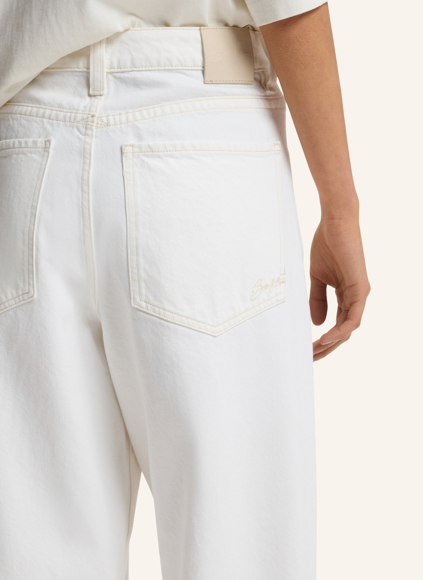 BOSS Jeans C_SLOUCHY MR 2.0 Relaxed Fit: BEIGE