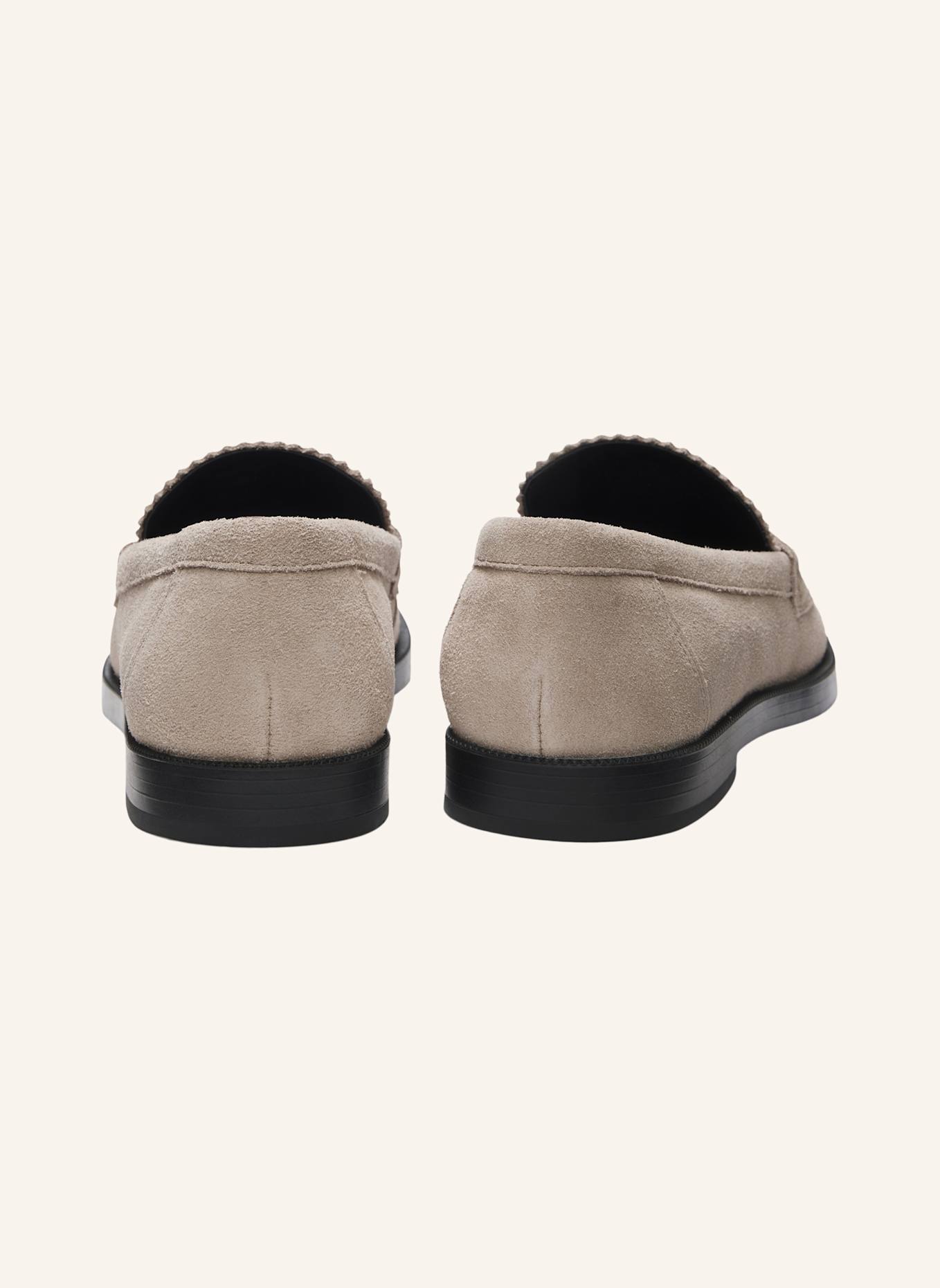 HUGO Flacher Schuh LIORA_LOAFER_SD: HELLBRAUN