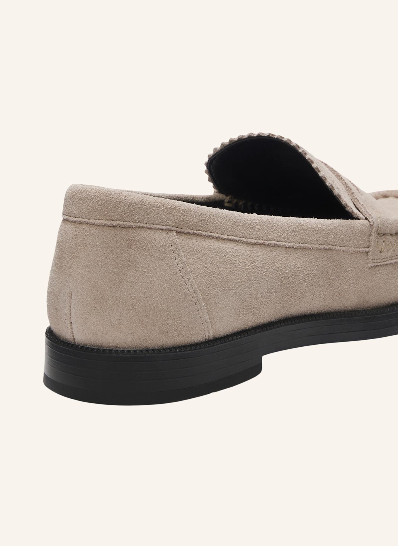 HUGO Flacher Schuh LIORA_LOAFER_SD: HELLBRAUN