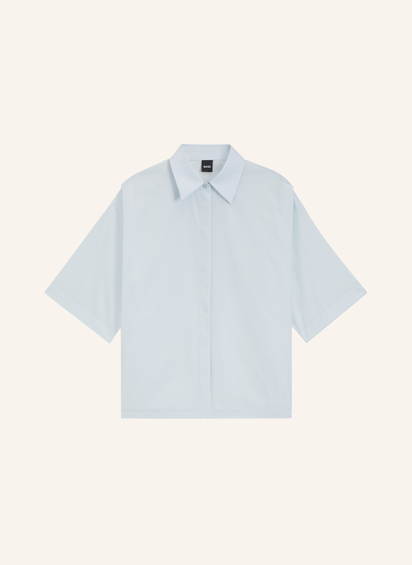 BOSS Business Bluse BIMINA Relaxed Fit: BLAU