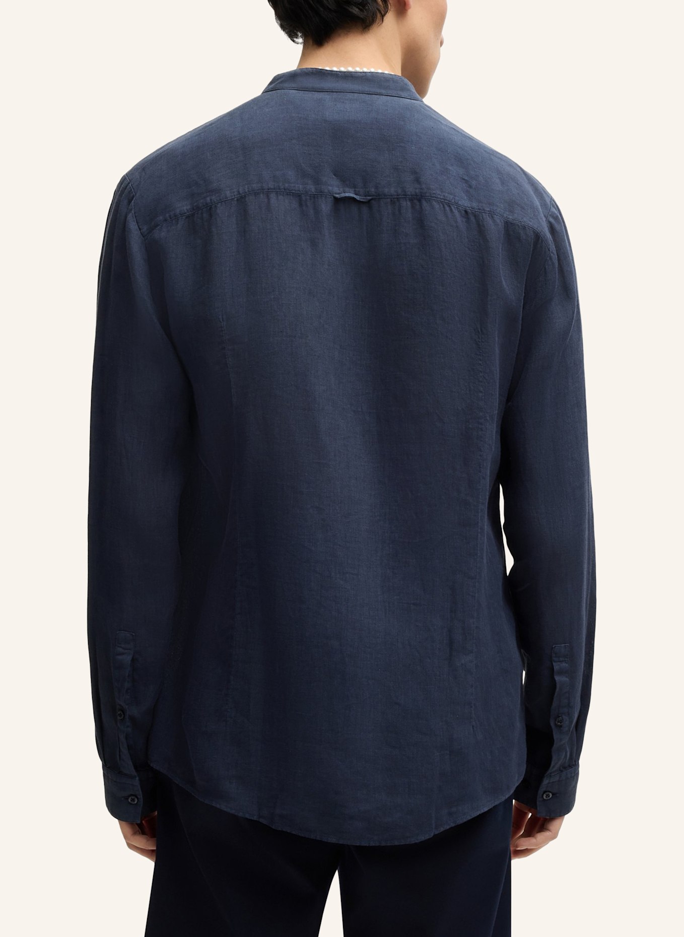 HUGO Business Hemd ELVORY Slim Fit: DUNKELBLAU