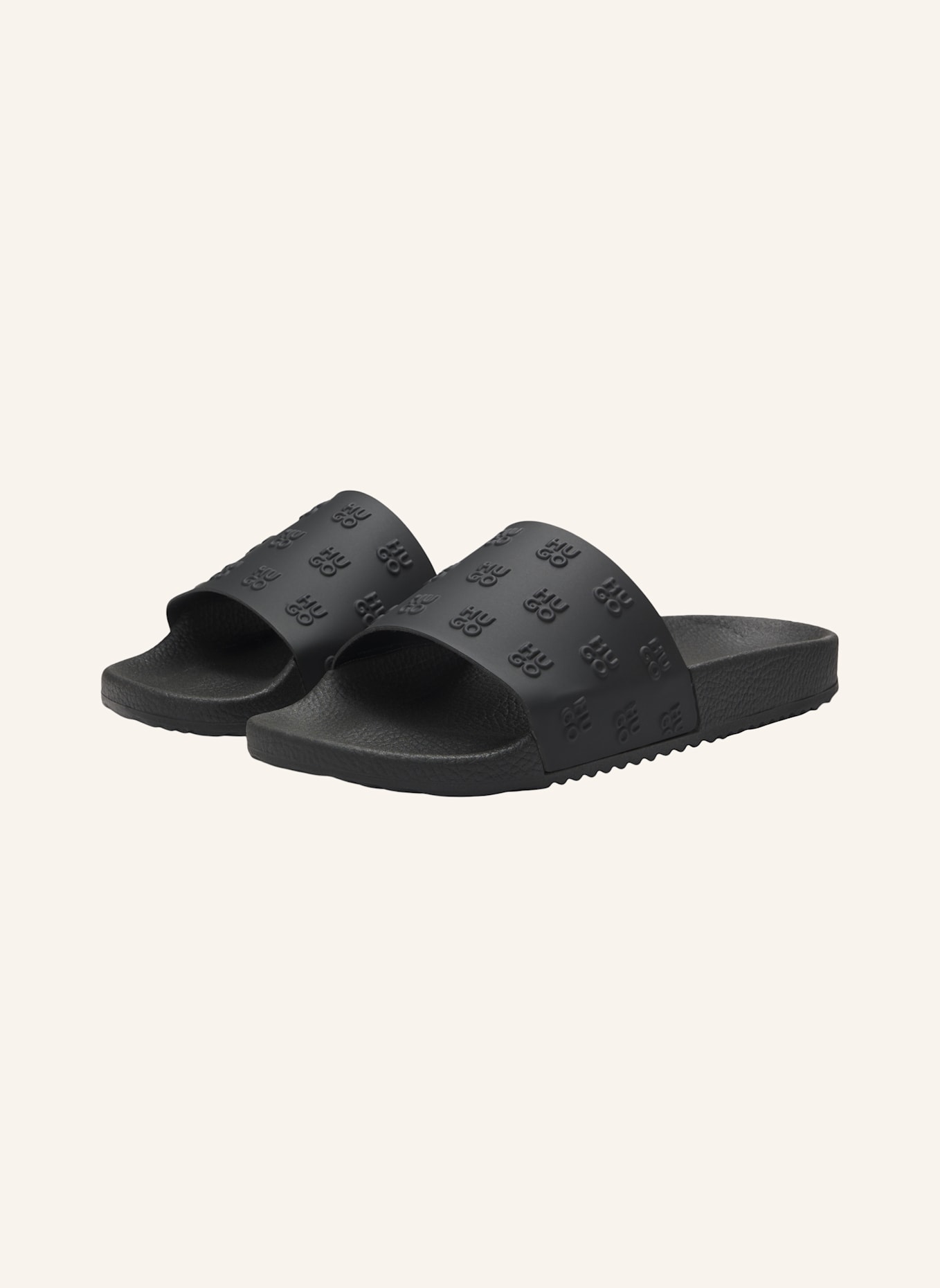 HUGO Sandale TIMEIN_SLID_MNG: SCHWARZ