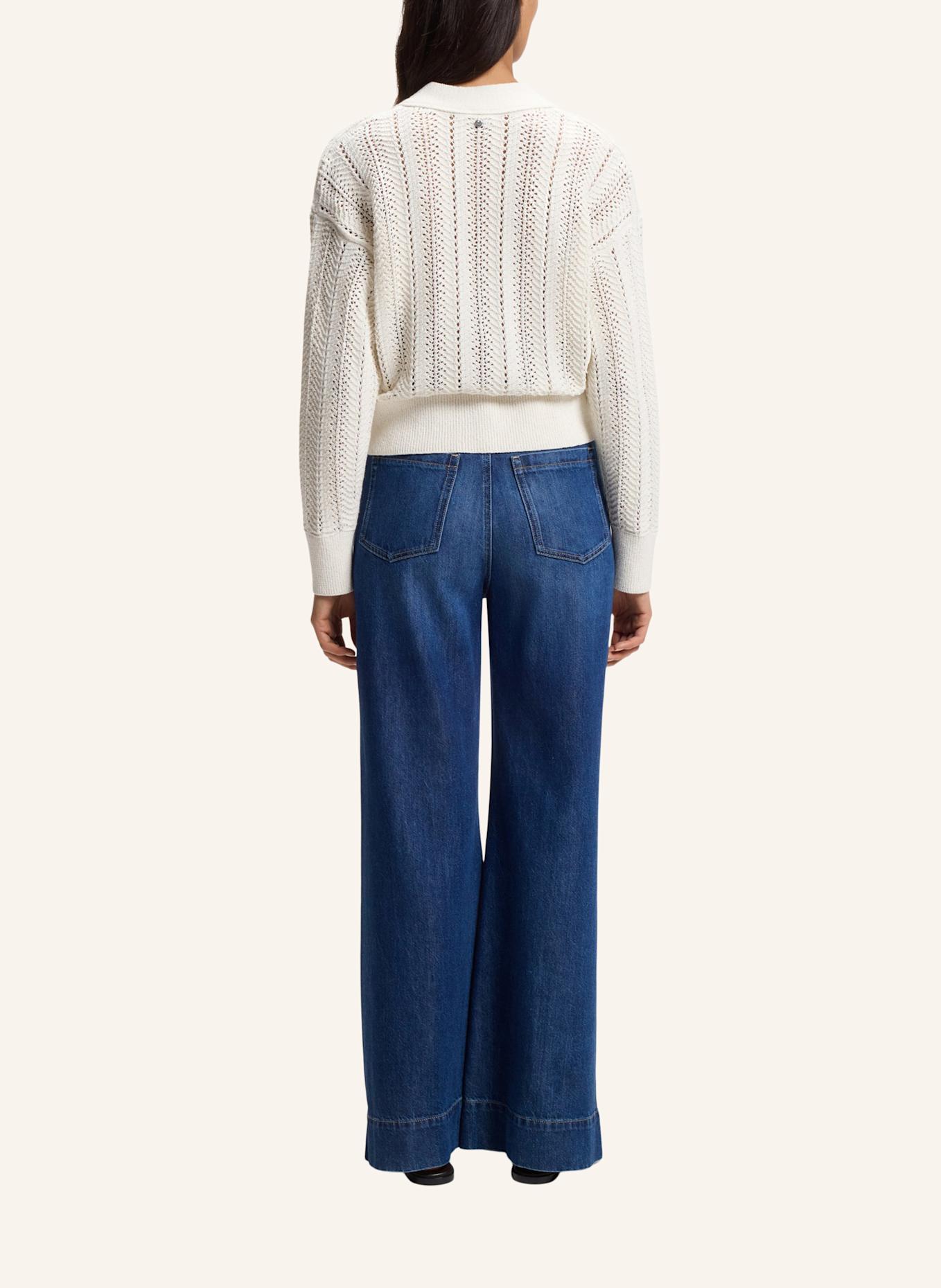 BOSS Strickjacke C_FAMIENS Relaxed Fit: WEISS