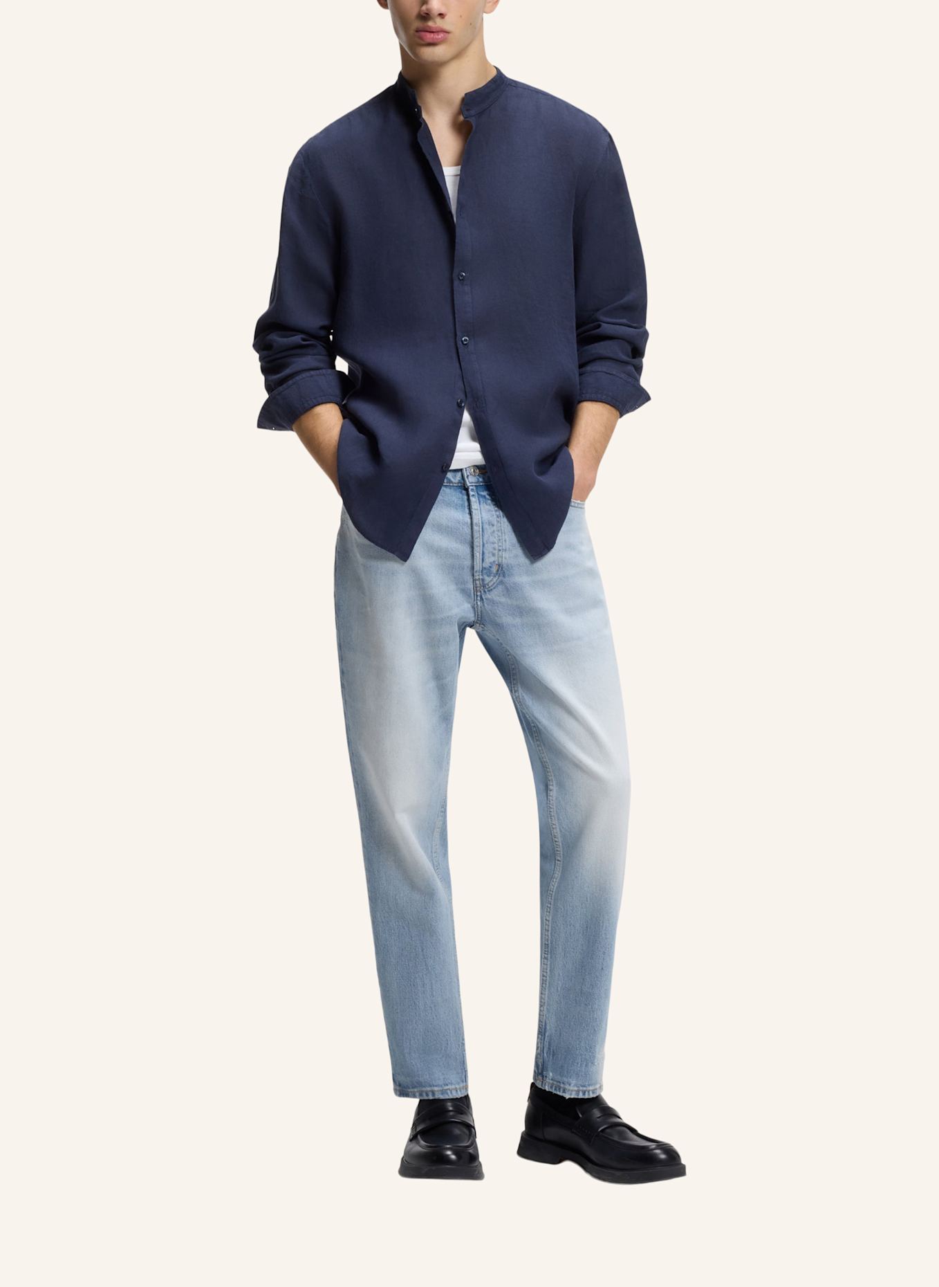 HUGO Jeans HUGO 634 Tapered Fit: HELLBLAU