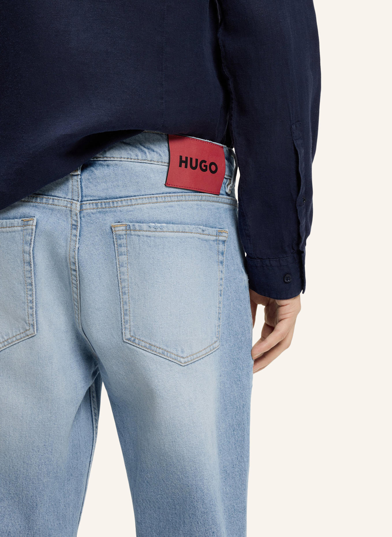 HUGO Jeans HUGO 634 Tapered Fit: HELLBLAU