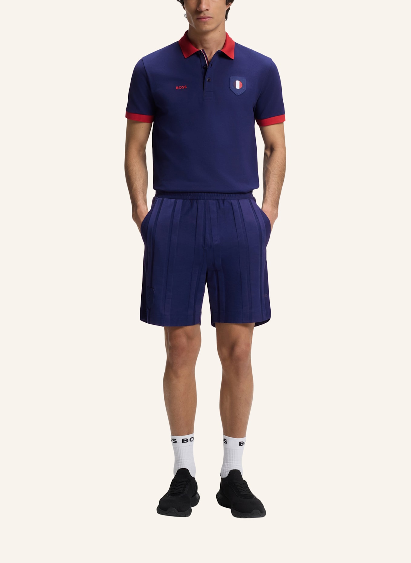 BOSS Poloshirt PL_BB BC LUX PADDY Regular Fit: DUNKELBLAU