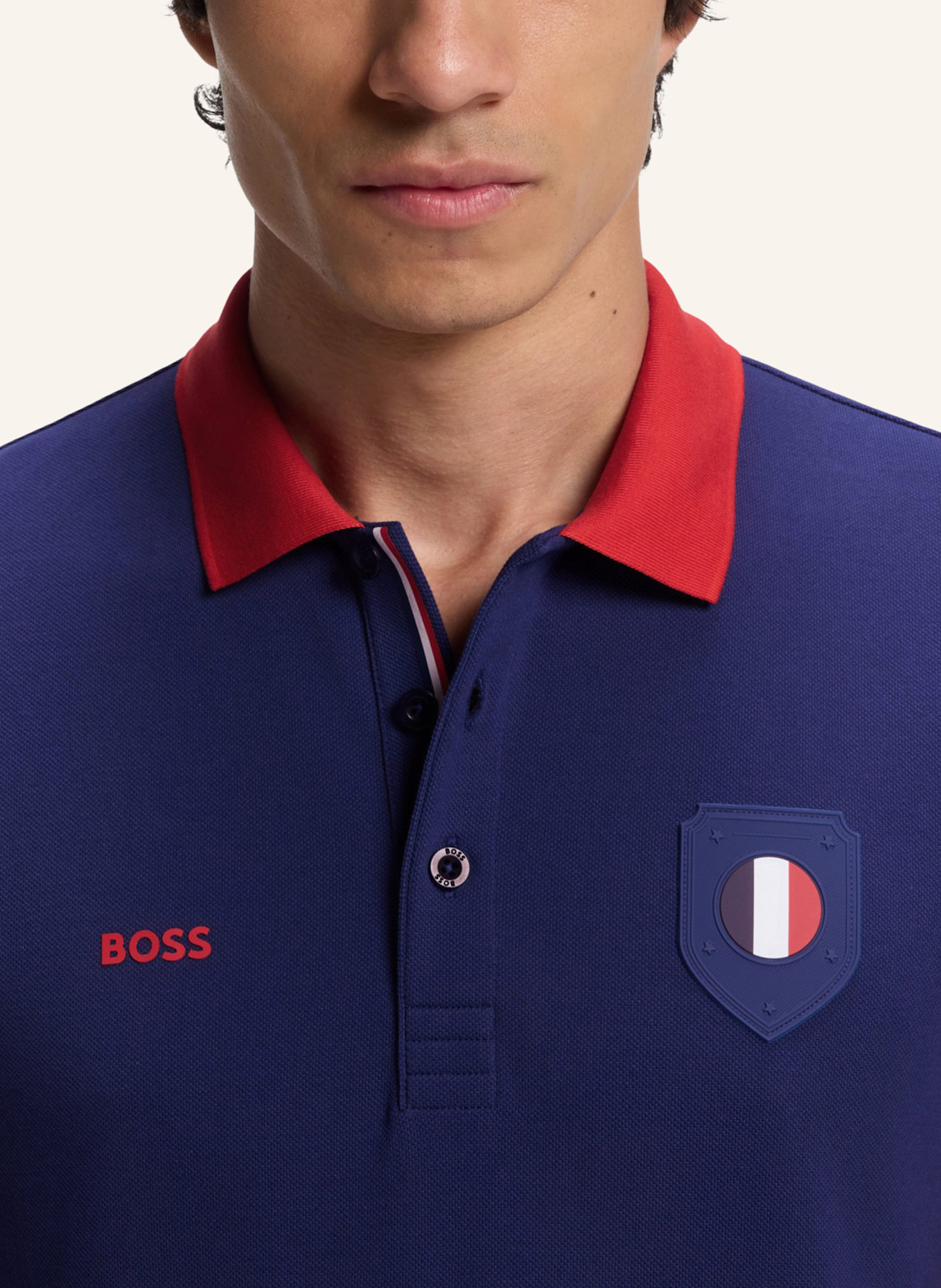 BOSS Poloshirt PL_BB BC LUX PADDY Regular Fit: DUNKELBLAU