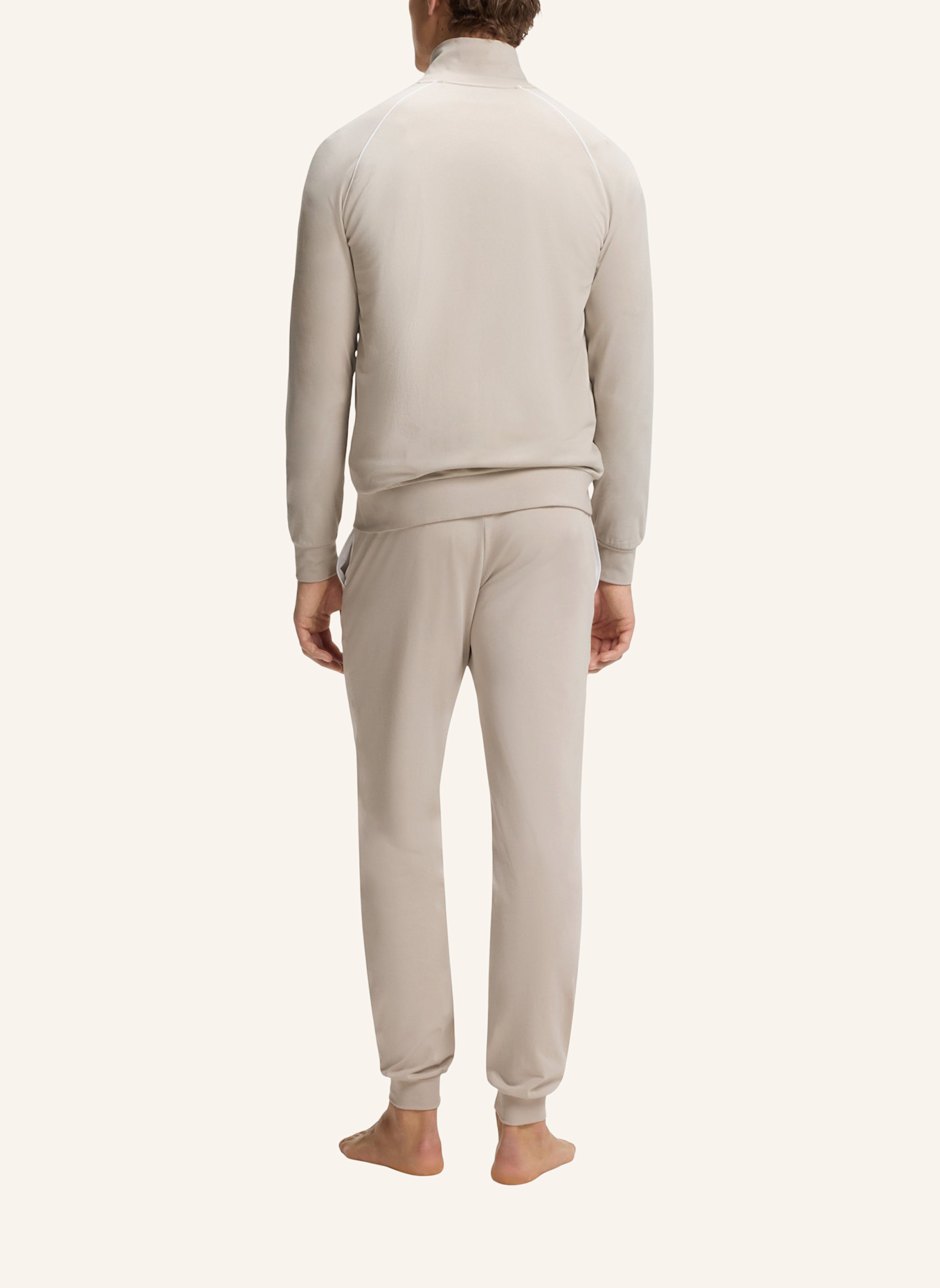 BOSS Loungewear Jacke MIX&MATCH JACKET Z Regular Fit: GRAU