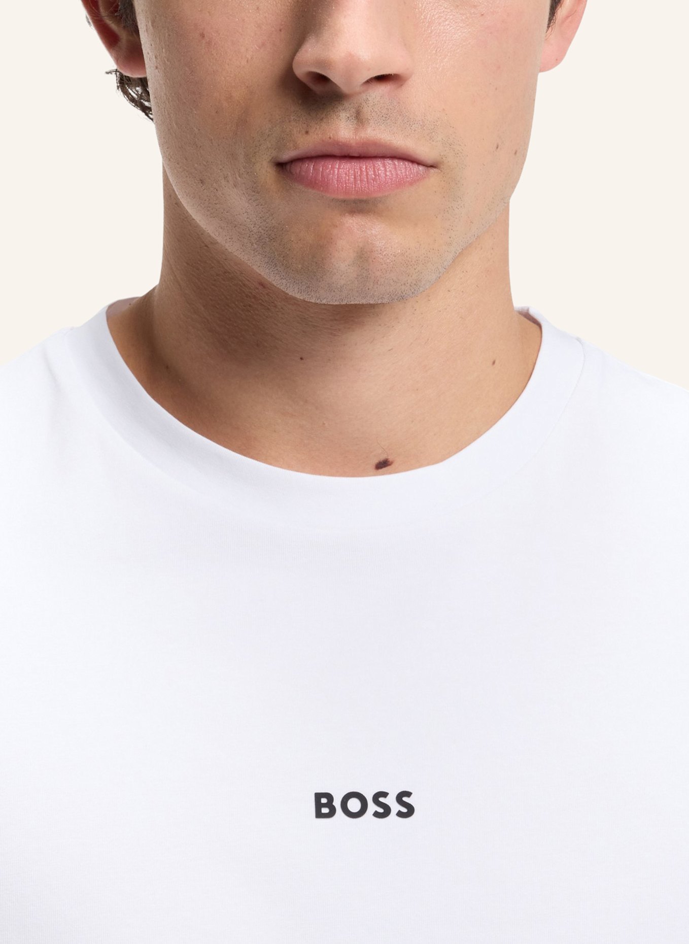 BOSS T-Shirt TCHUP: WEISS