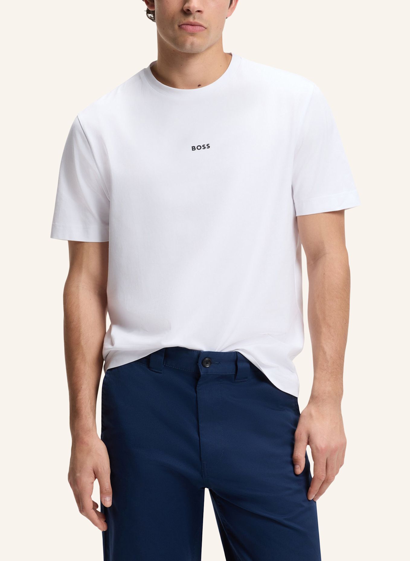 BOSS T-Shirt TCHUP: WEISS