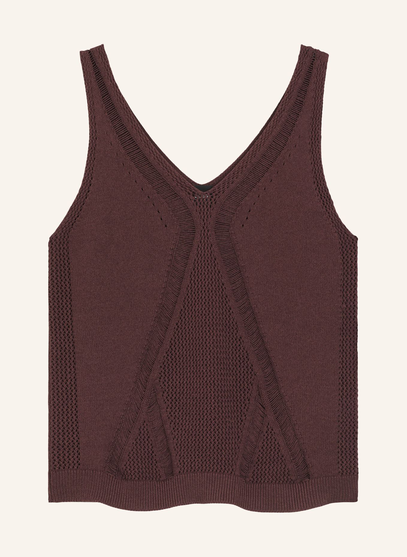 BOSS Casual Top FONICA: DUNKELBRAUN