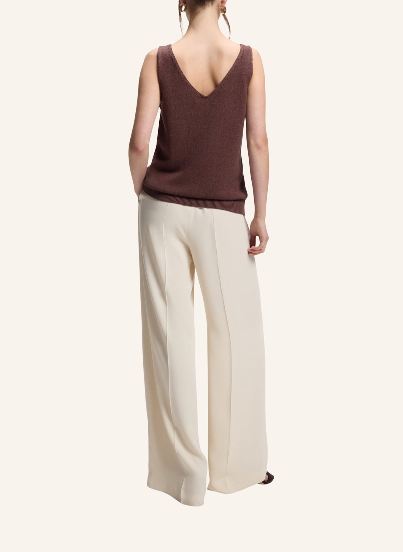 BOSS Casual Top FONICA: DUNKELBRAUN