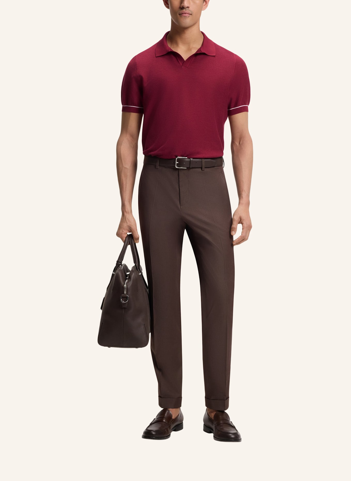 BOSS Pullover H-NARCISO Regular Fit: ROT