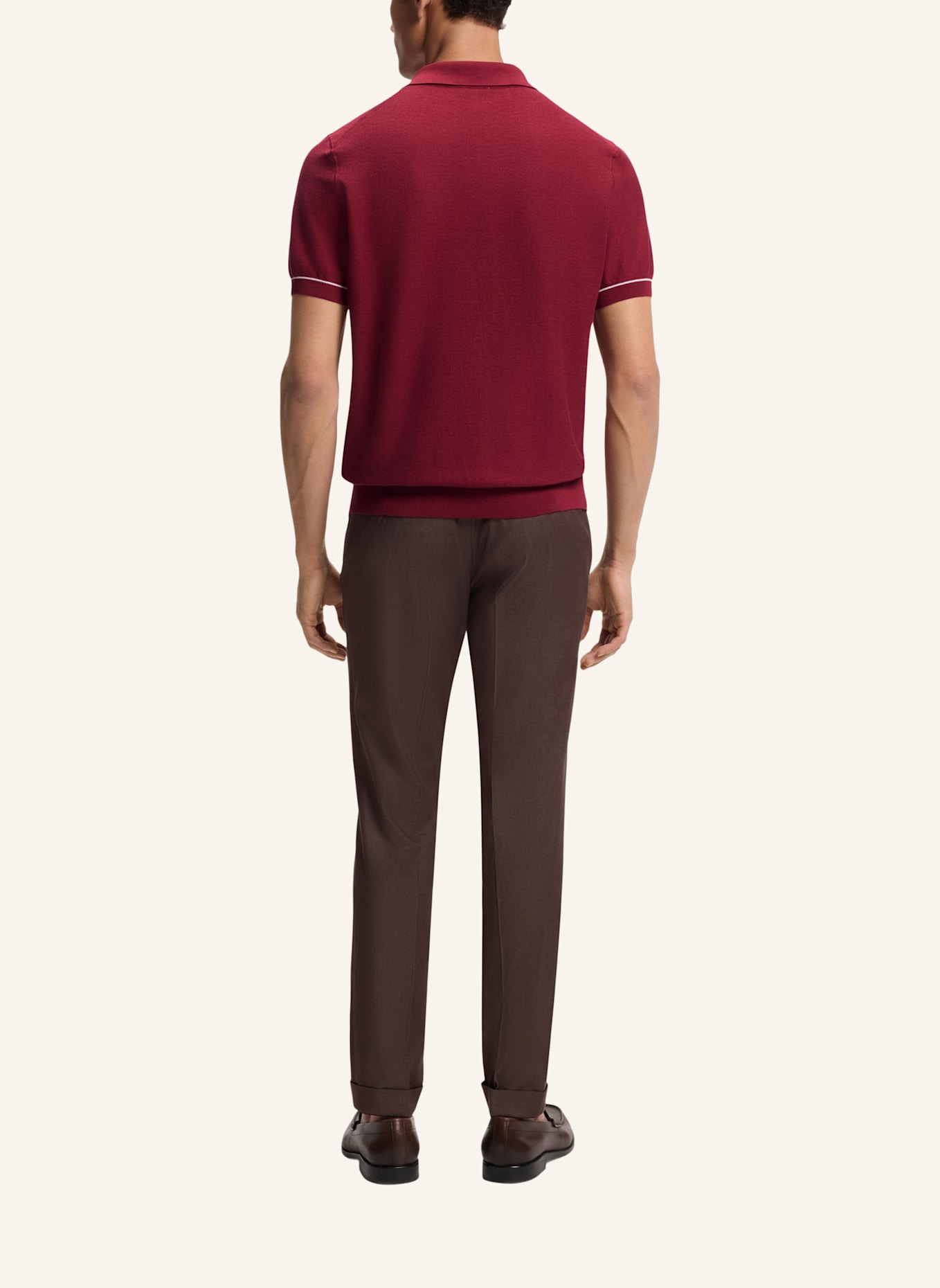 BOSS Pullover H-NARCISO Regular Fit: ROT