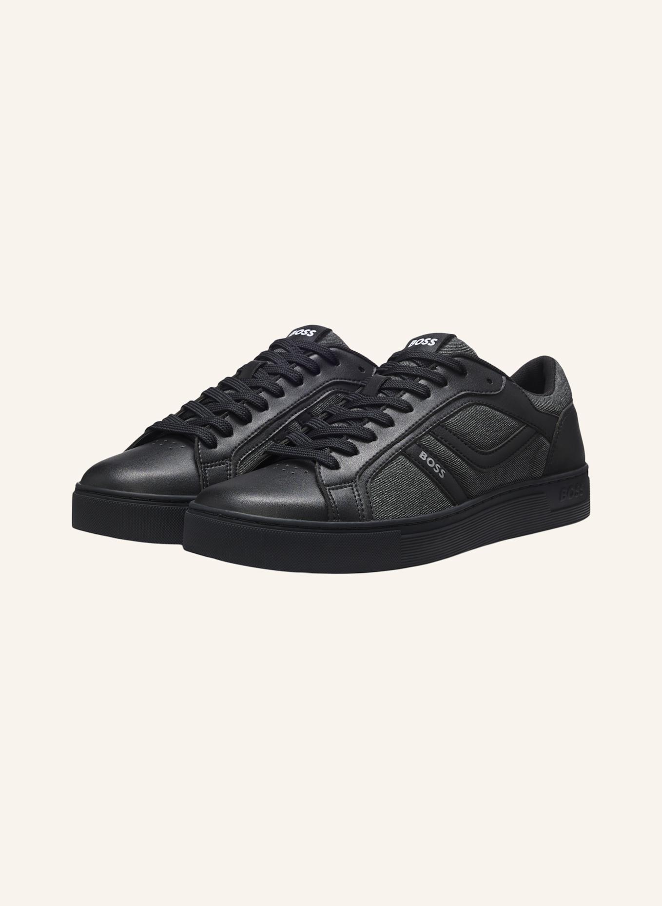 BOSS Sneaker RHYS_TENN_PUDN: SCHWARZ