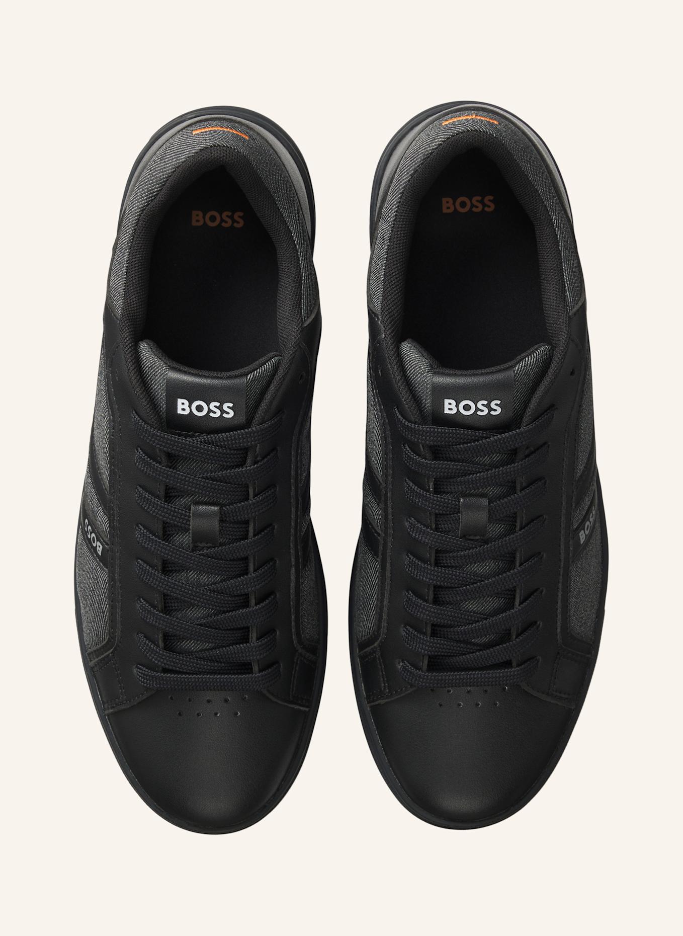 BOSS Sneaker RHYS_TENN_PUDN: SCHWARZ