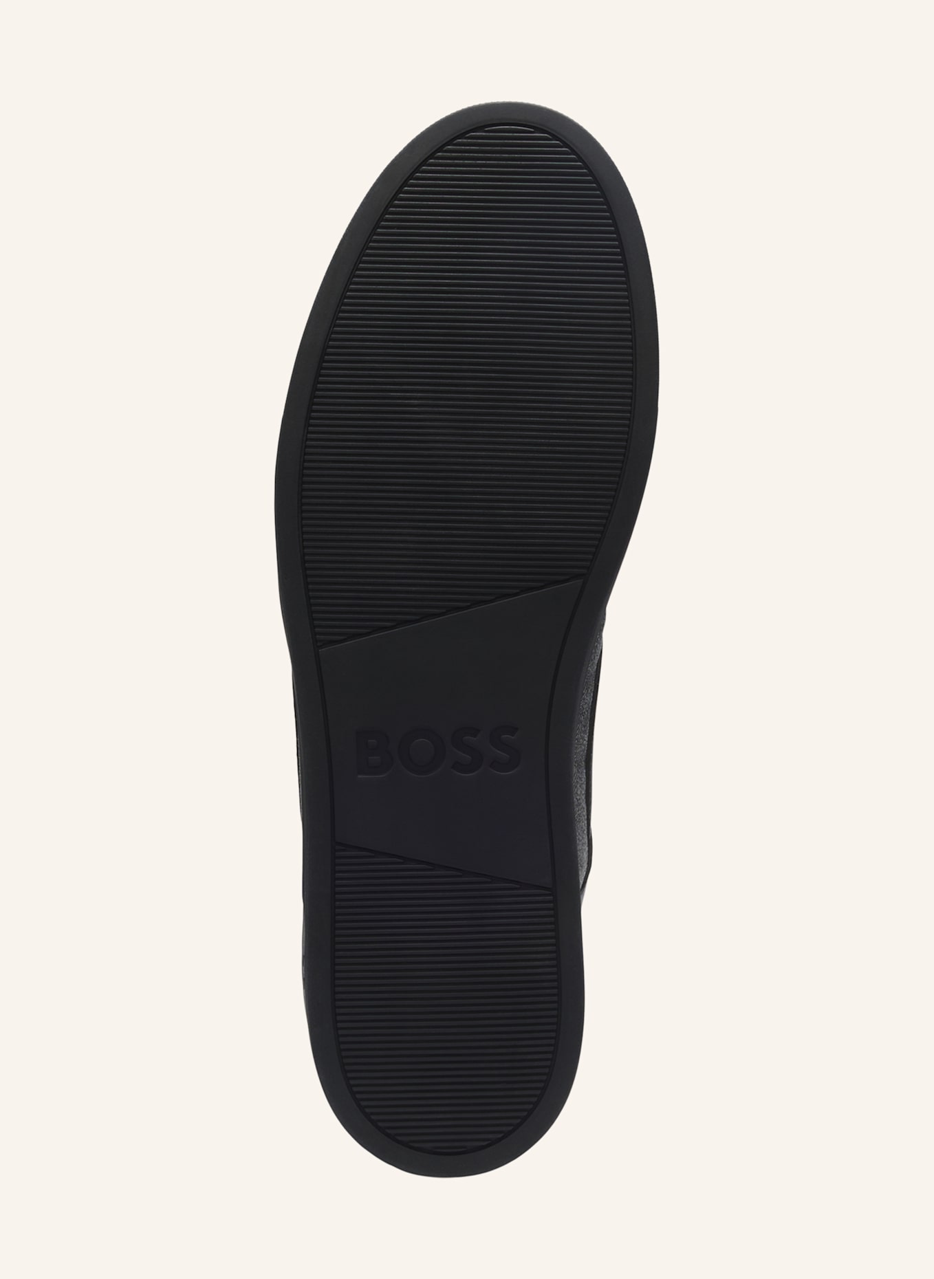 BOSS Sneaker RHYS_TENN_PUDN: SCHWARZ