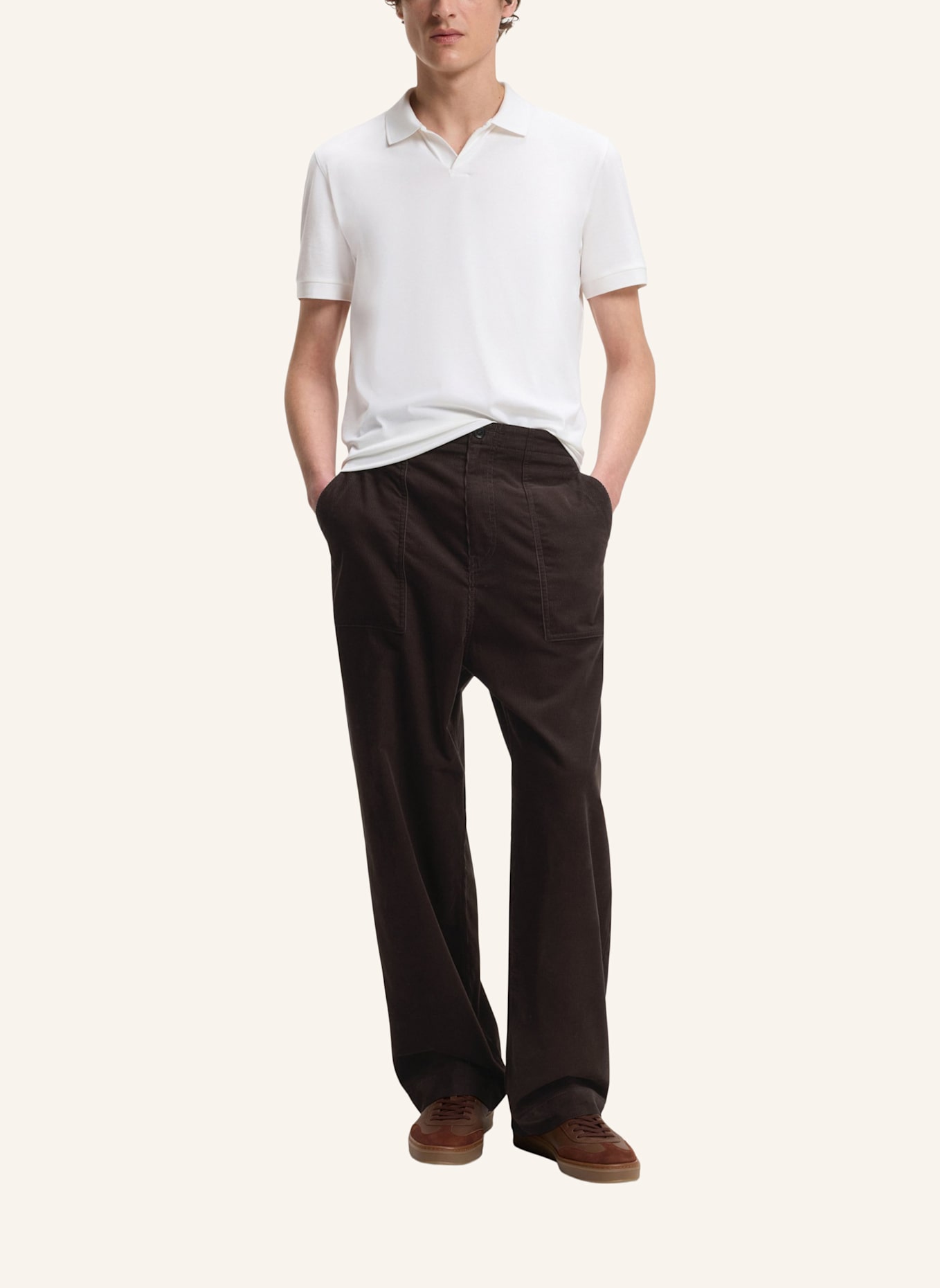 BOSS Casual Hose PORD_DB Regular: BRAUN