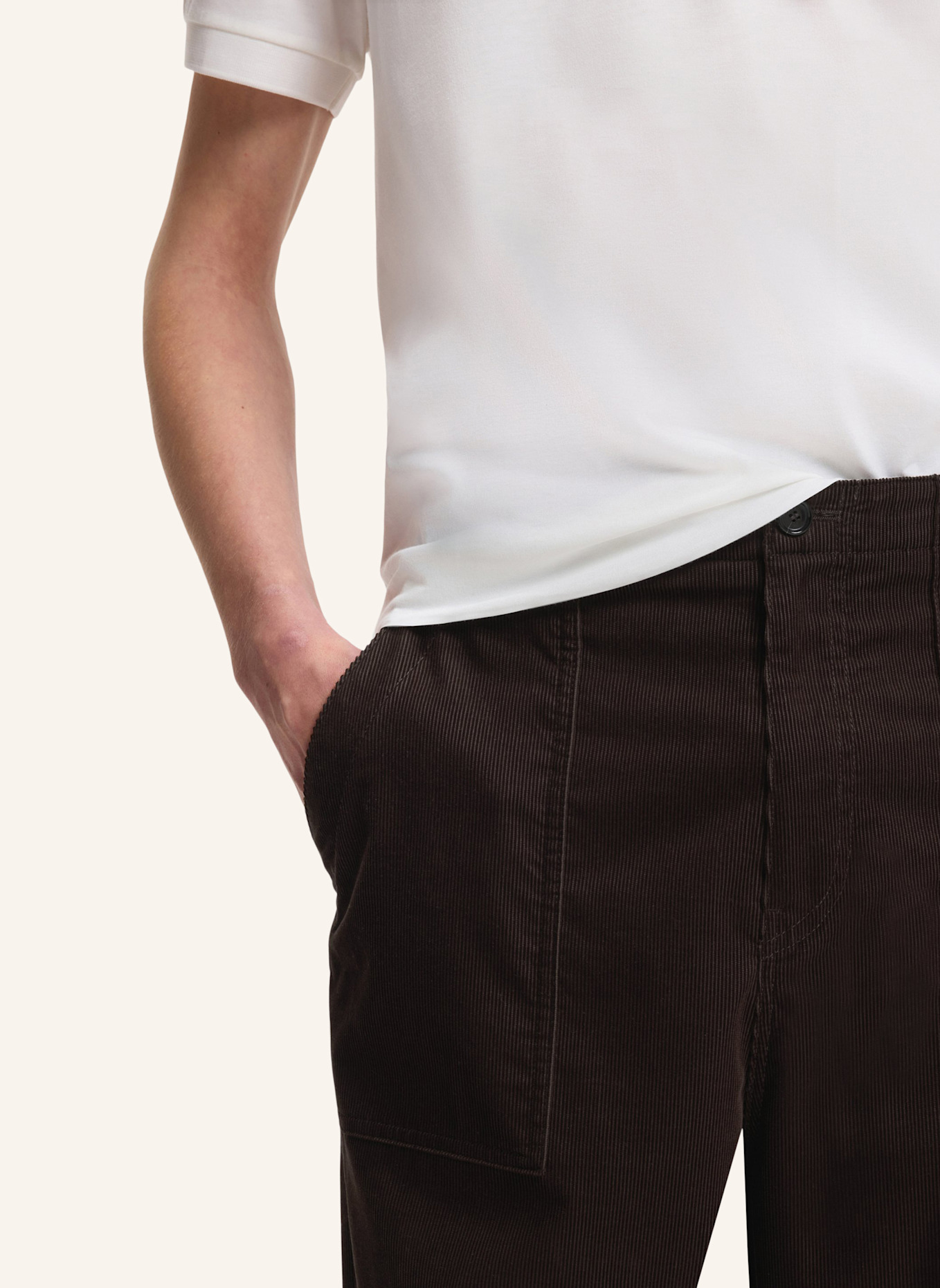 BOSS Casual Hose PORD_DB Regular: BRAUN
