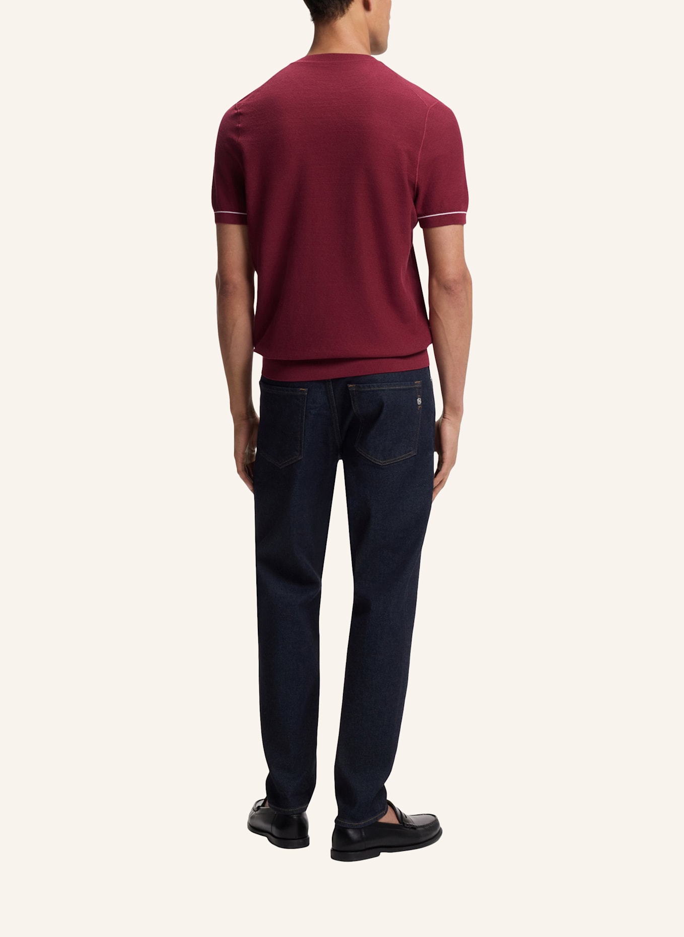 BOSS Pullover H-NALON Regular Fit: ROT