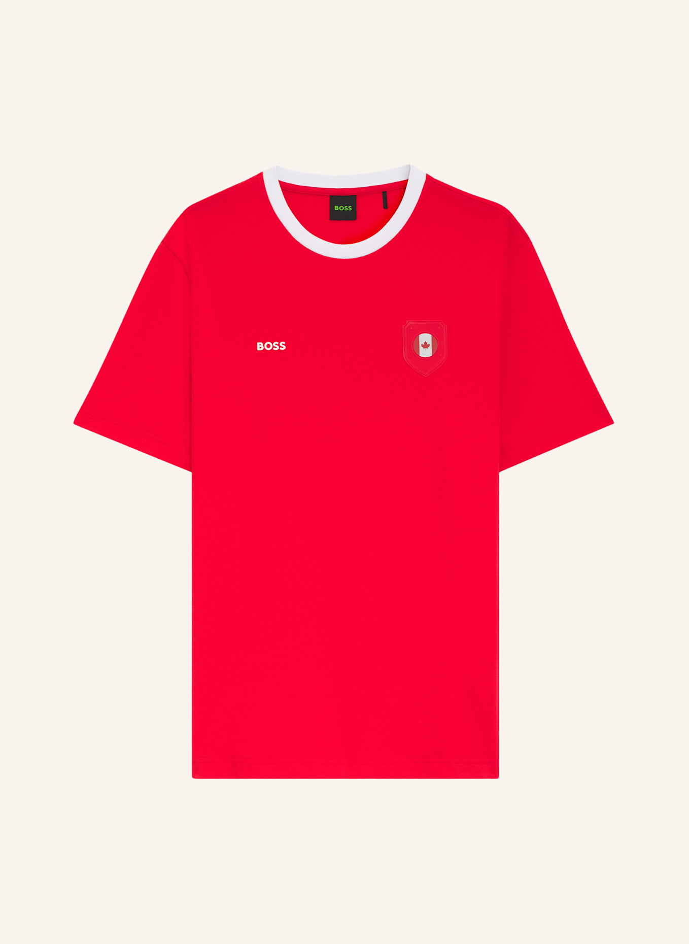 BOSS T-Shirt TS_BB BC LUX TEE Regular Fit: ROT