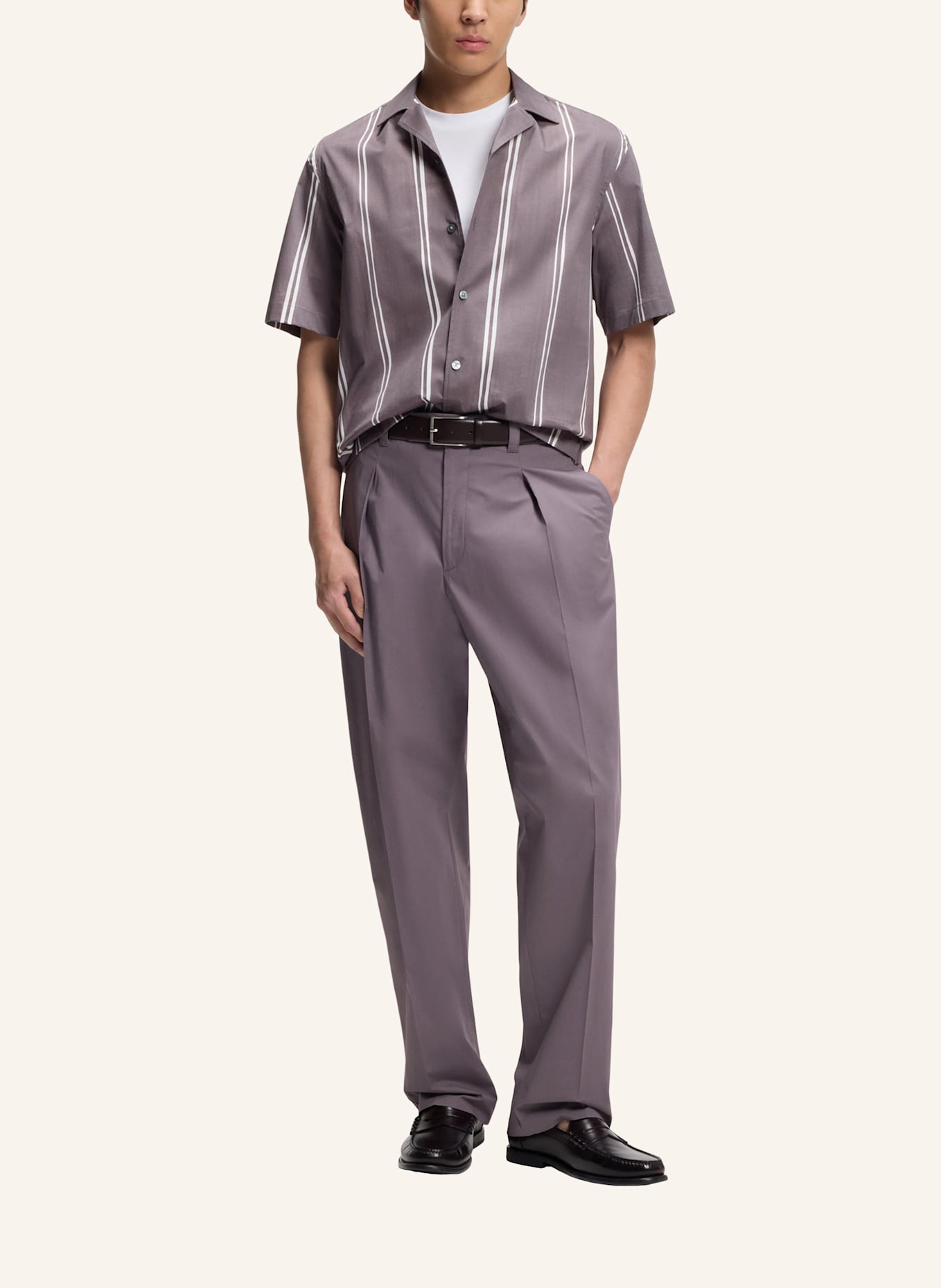 BOSS Business Hose C-PATC-CW-PL-262 Relaxed Fit: LILA