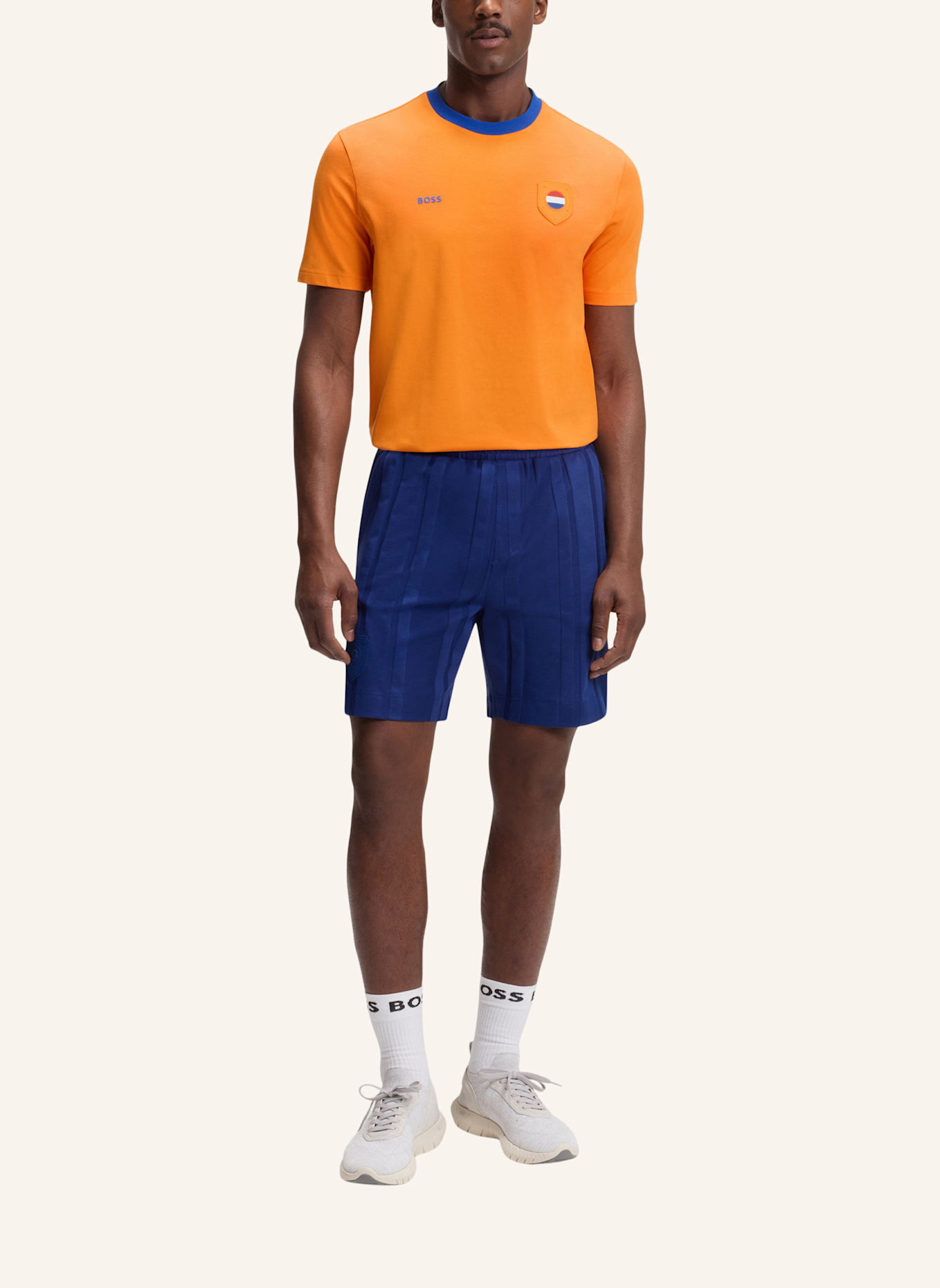 BOSS T-Shirt TS_BB BC LUX TEE Regular Fit: ORANGE