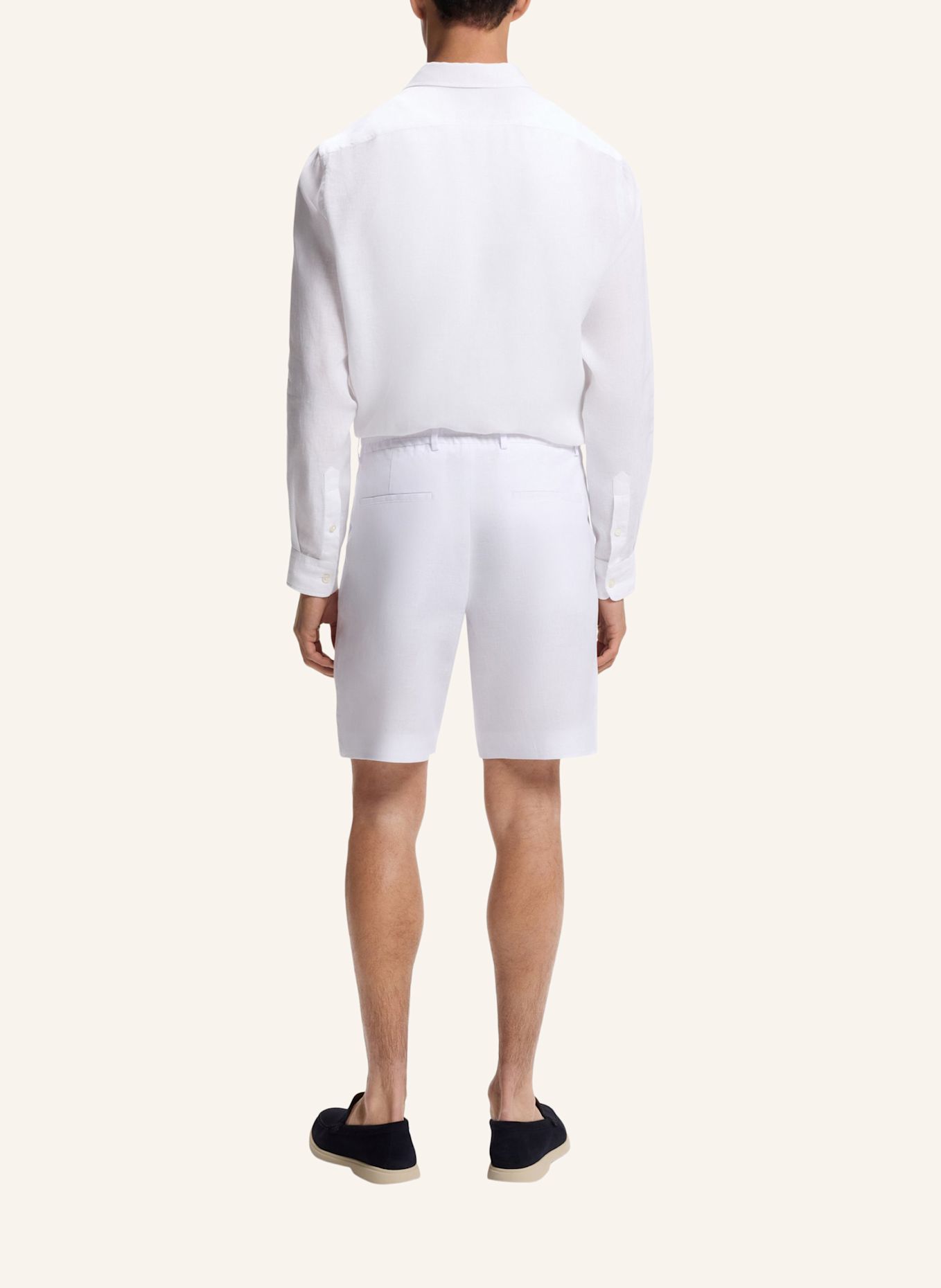 BOSS Kurze Hose C-PERIN-RDS-S-262 Tapered Fit: WEISS