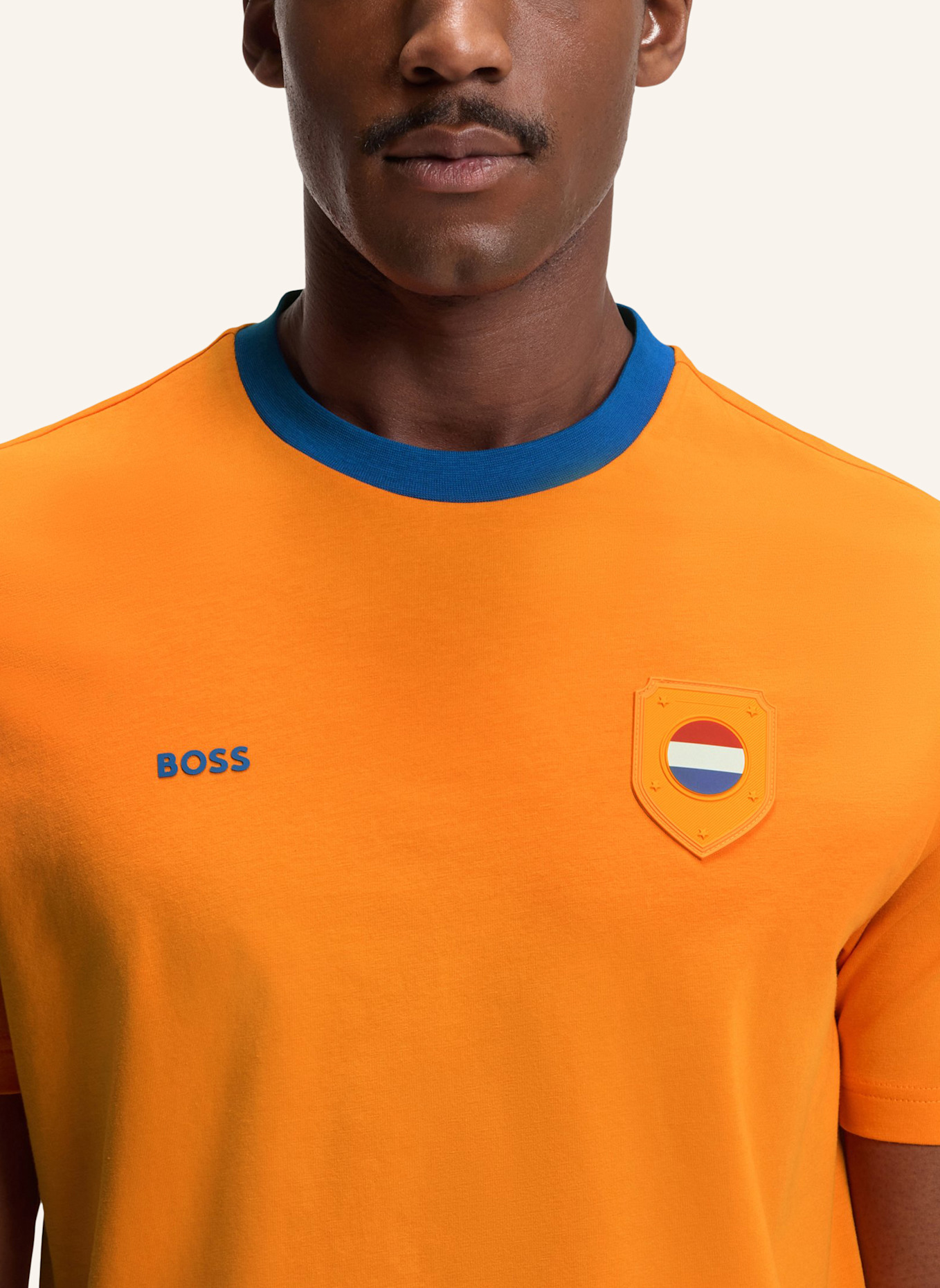 BOSS T-Shirt TS_BB BC LUX TEE Regular Fit: ORANGE