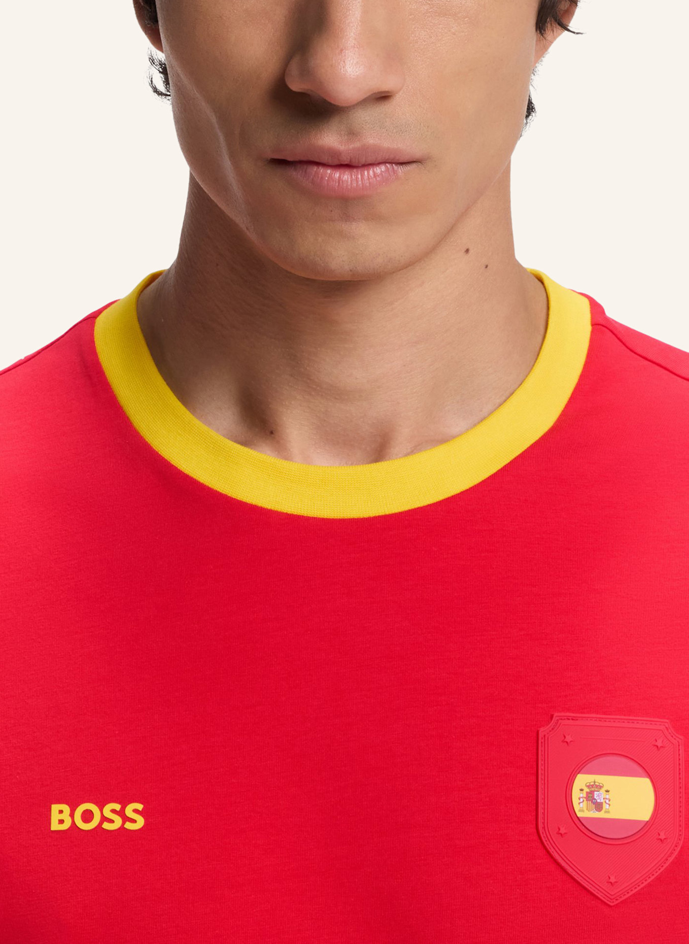 BOSS T-Shirt TS_BB BC LUX TEE Regular Fit: ROT