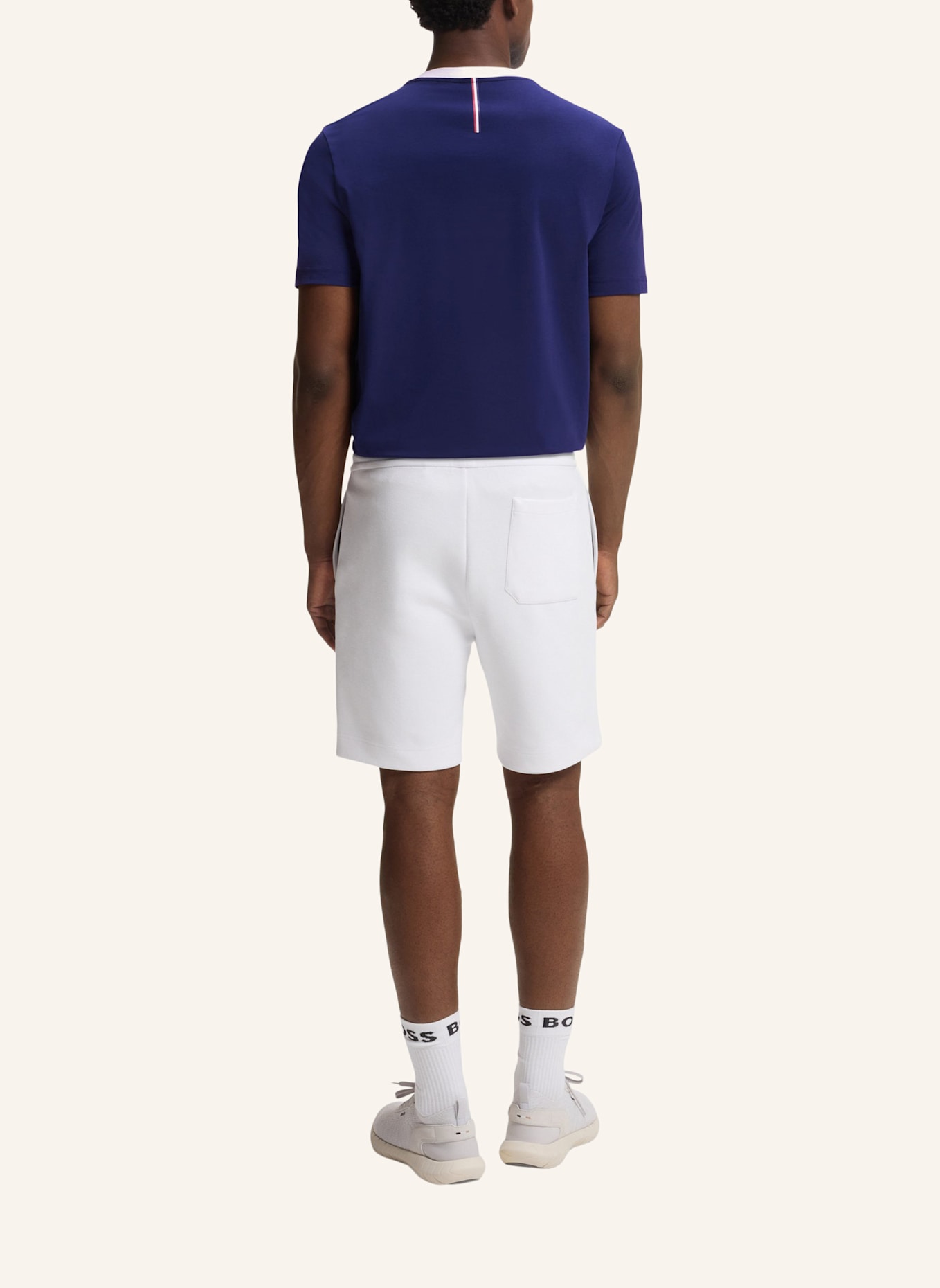 BOSS T-Shirt TS_BB BC LUX TEE Regular Fit: BLAU