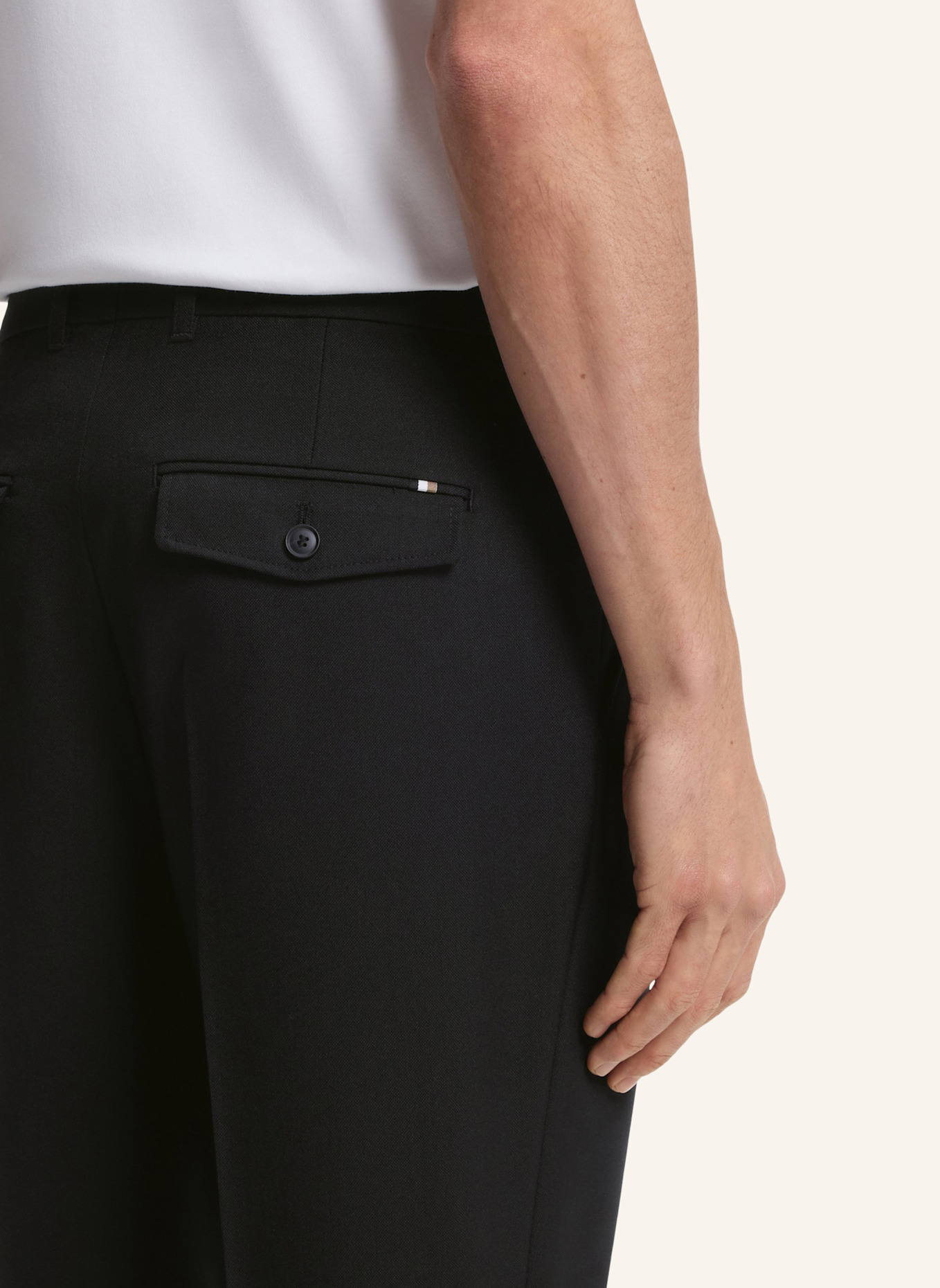 BOSS Business Hose C-PERIN-DPL-TU-253: SCHWARZ